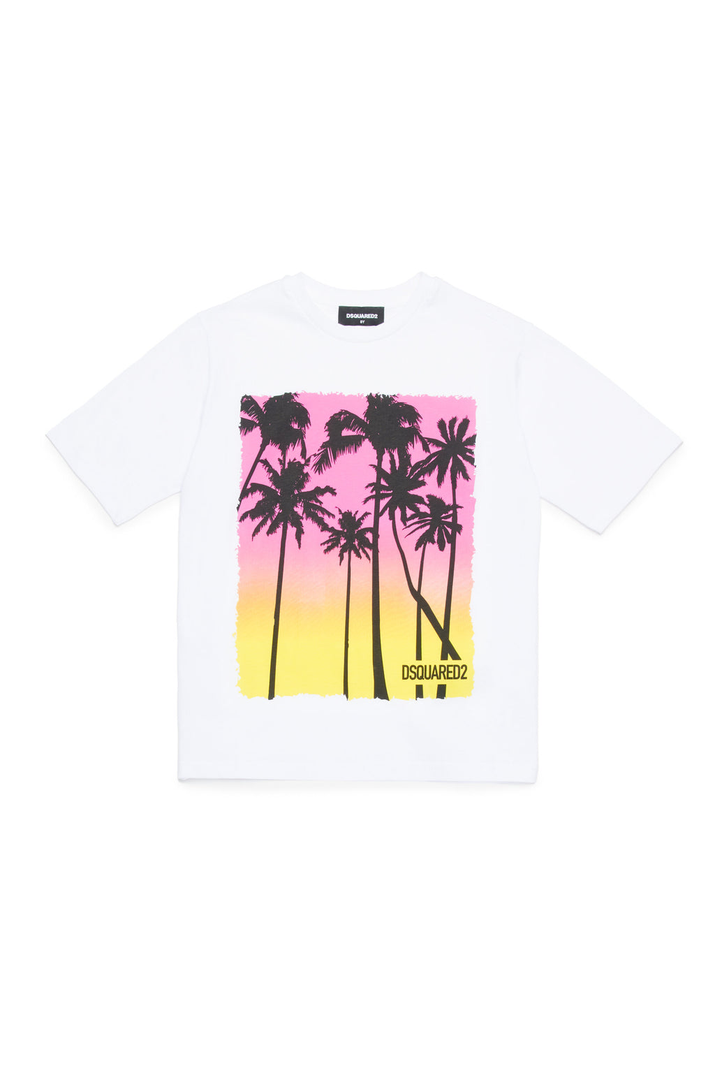 Beach print T-shirt
