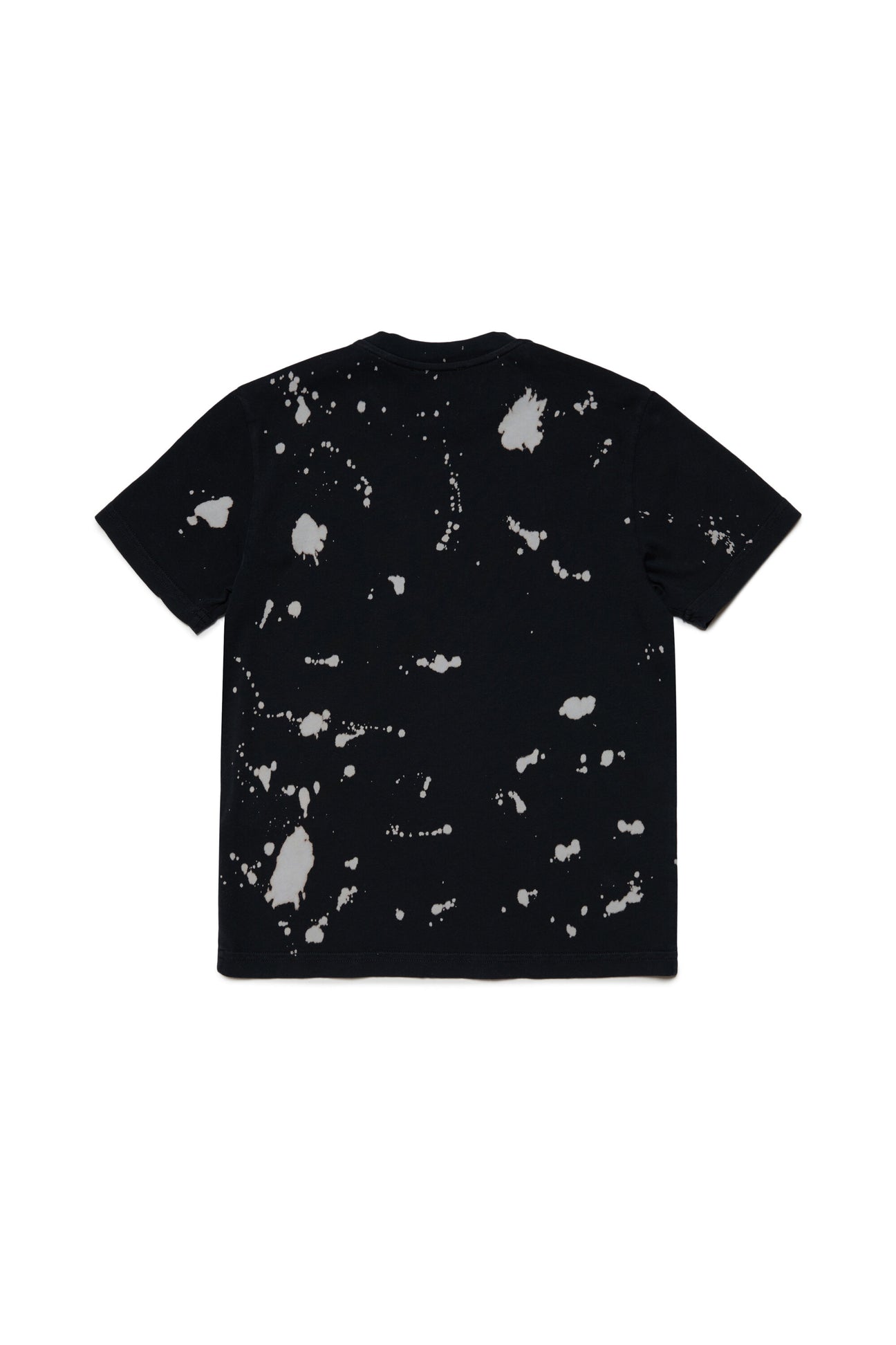 T-shirt allover bleached con scritte gothic T-shirt allover bleached con scritte gothic