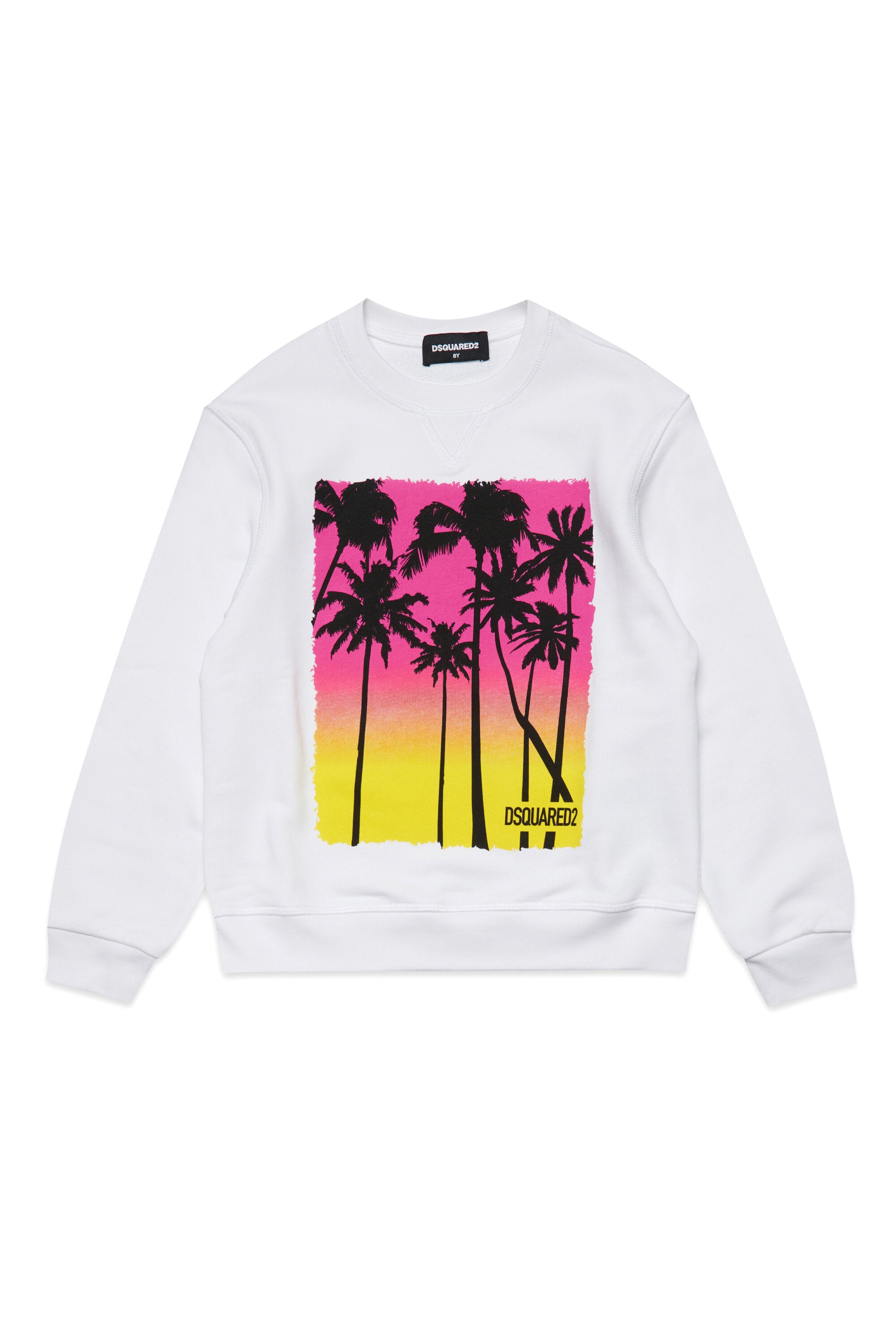 Beach print sweatshirt