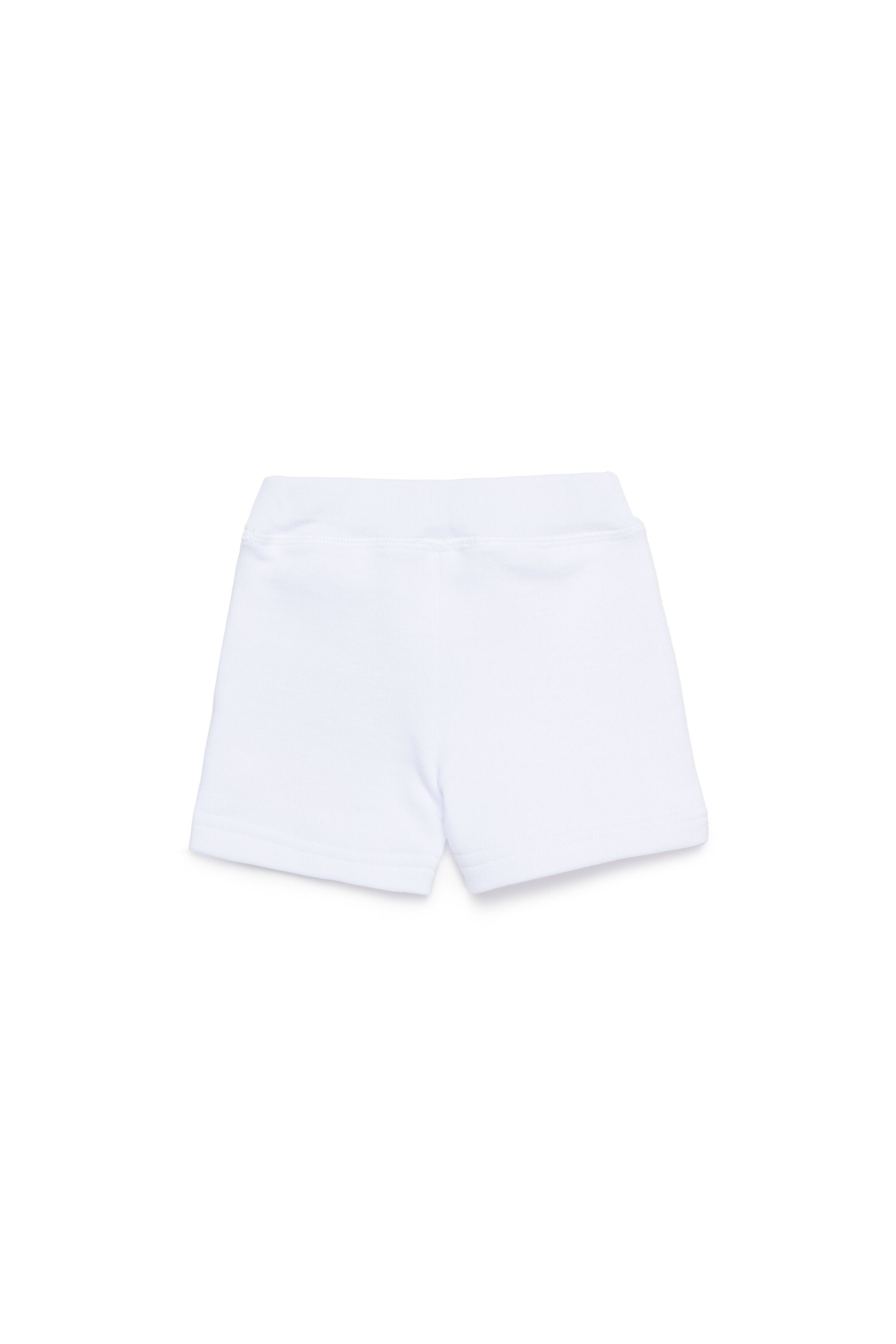 Fleece shorts with speed effect Icon print