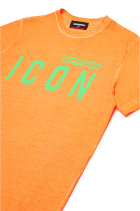 Camiseta con estampado fluo Icon