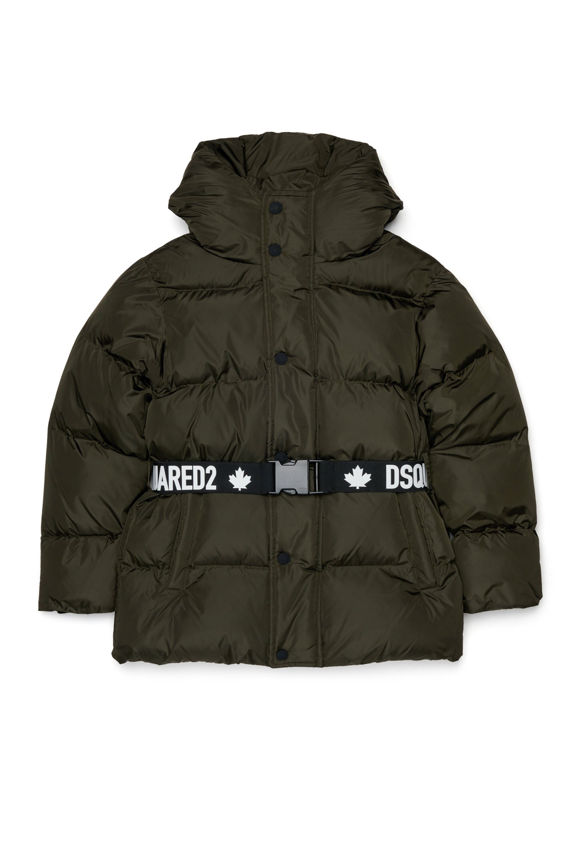 Cazadora acochada largo con cinturón