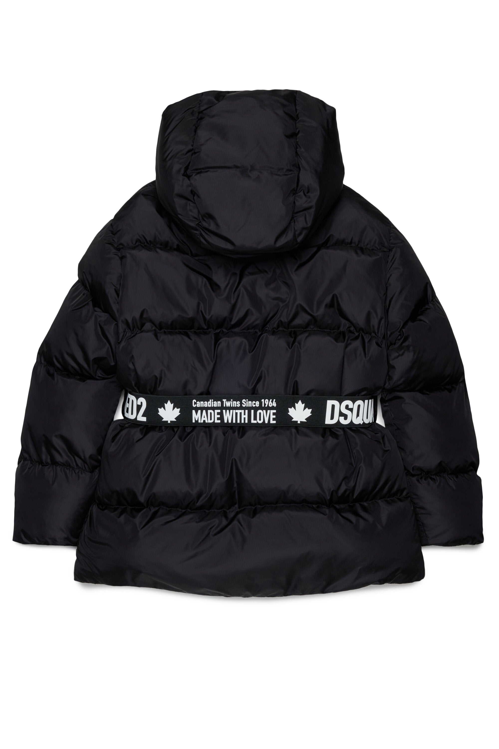 DSQUARED2 女式外套 DSQUARED2 girls' long padded jacket with belt | BRAVE KID