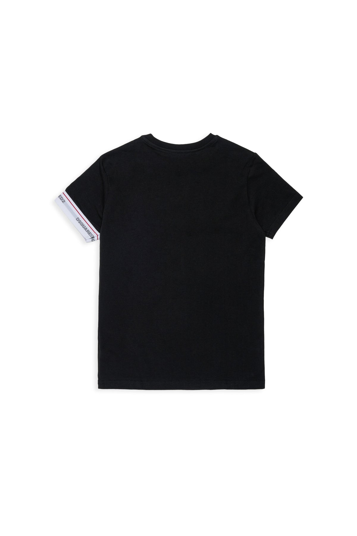 Camiseta con banda elástica y logotipo