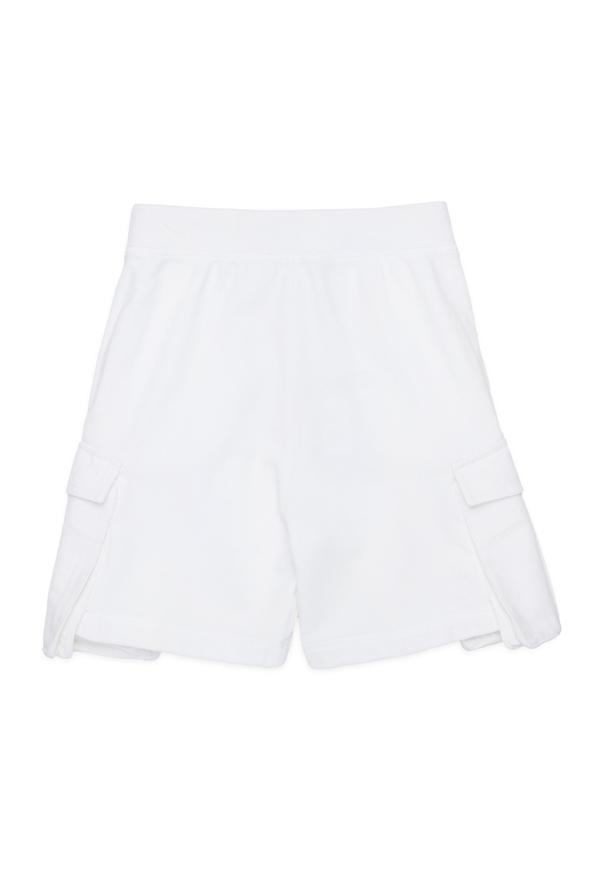 Shorts cargo in felpa con Maple Leaf