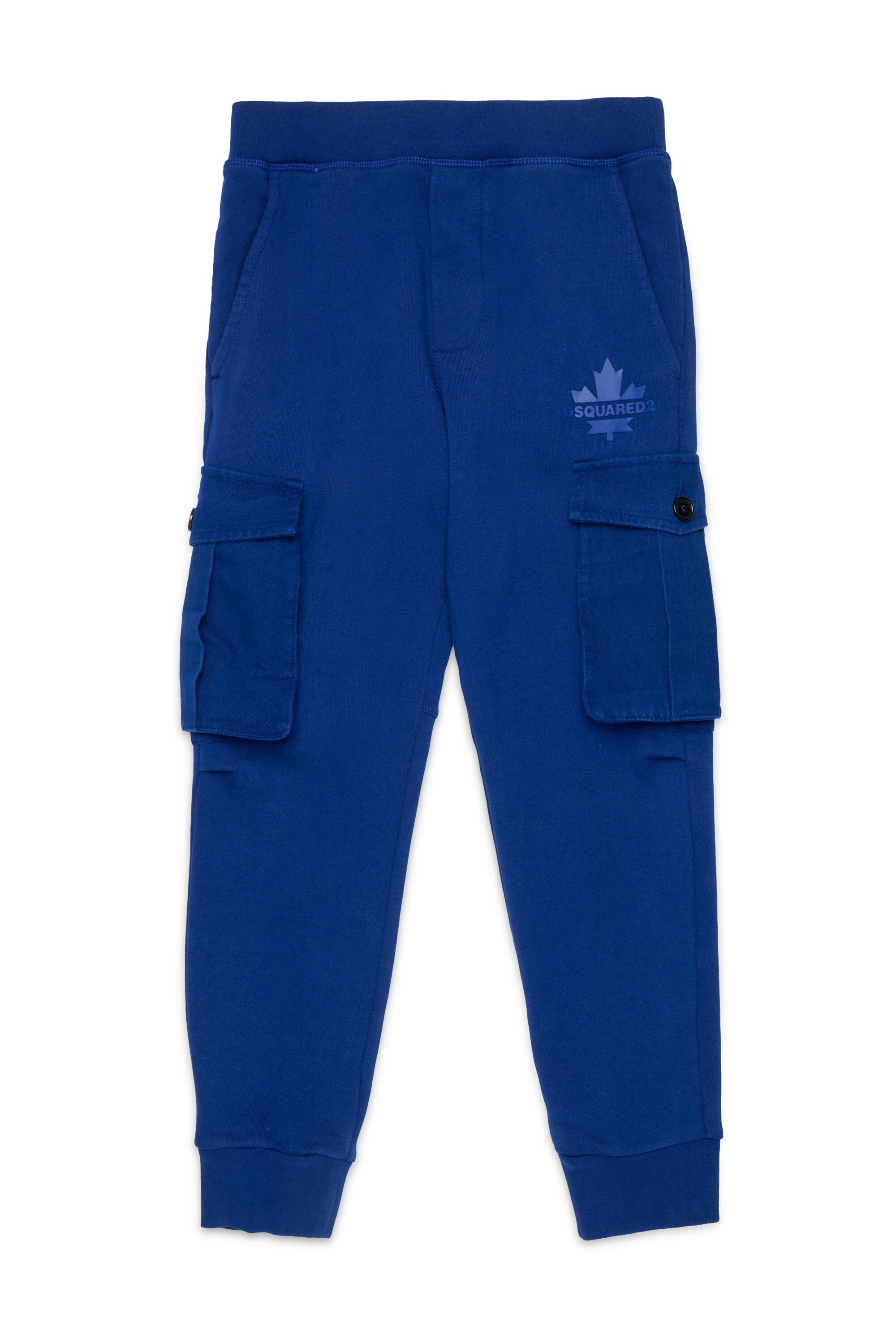 Pantaloni cargo in felpa con Maple Leaf