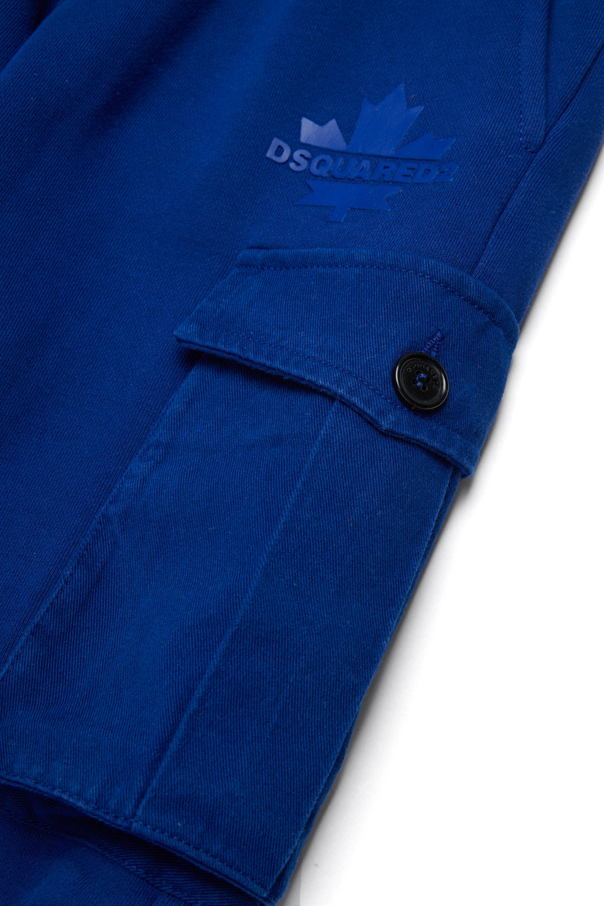 Pantaloni cargo in felpa con Maple Leaf
