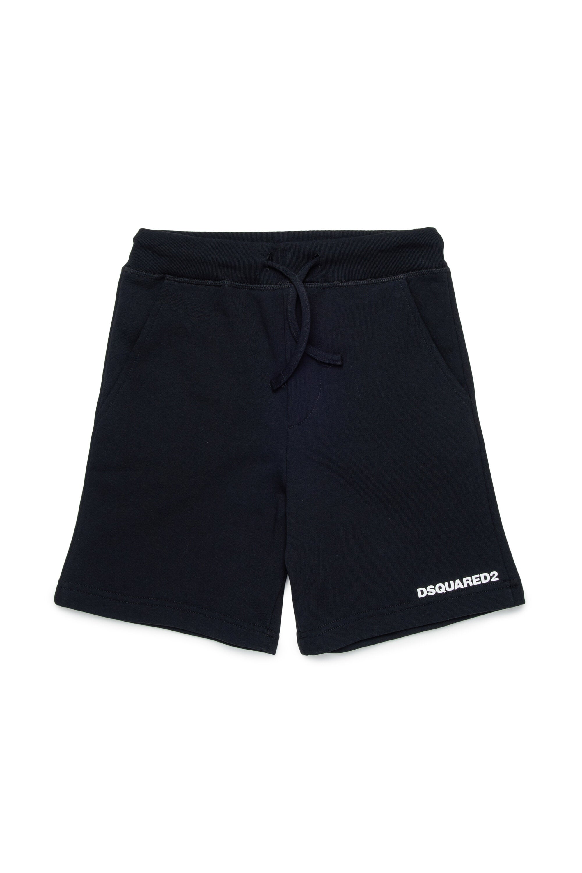 Shorts in felpa con logo
