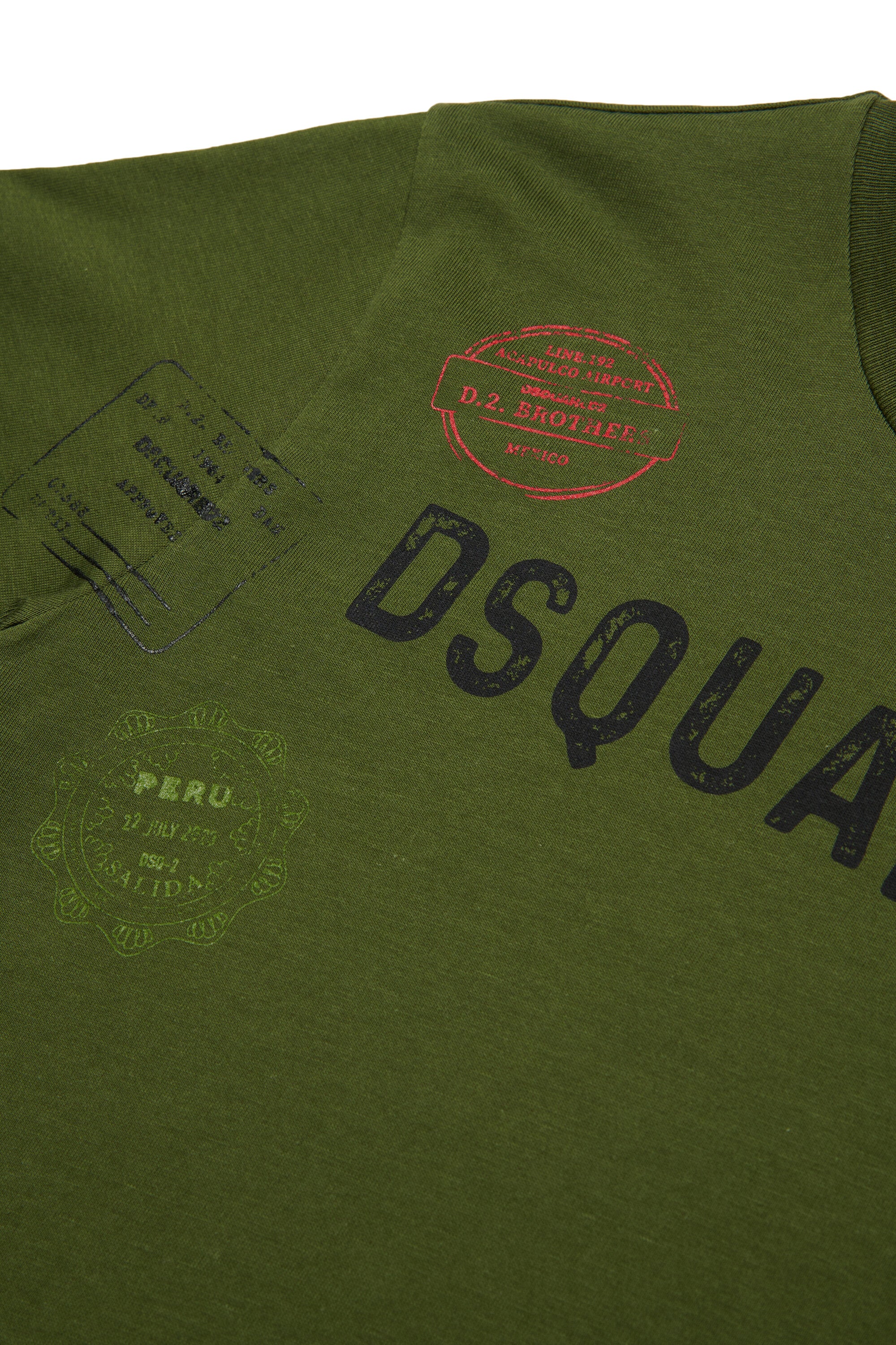 T-shirt with Passport graphics