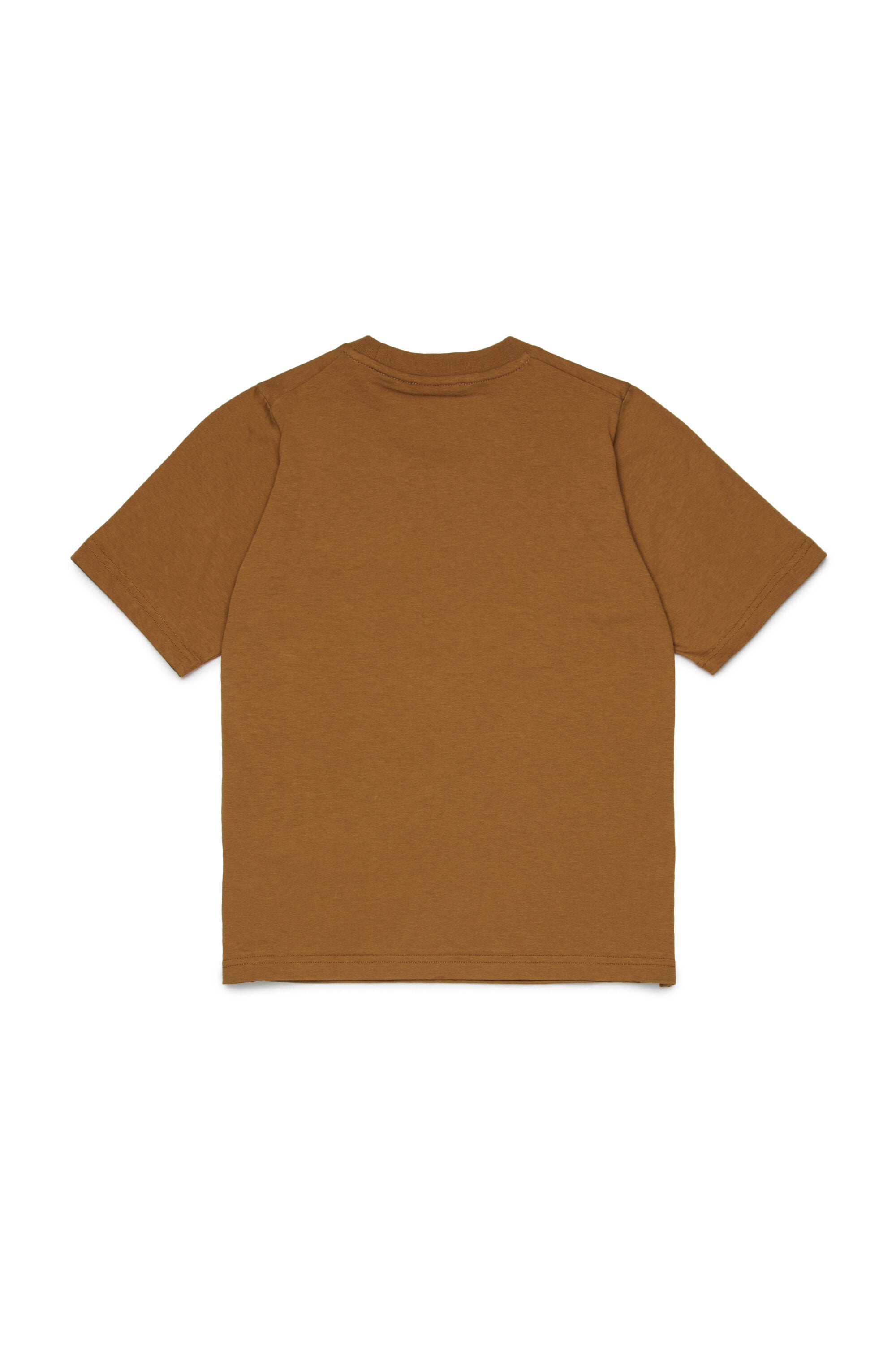 T-shirt con logo effetto gommato