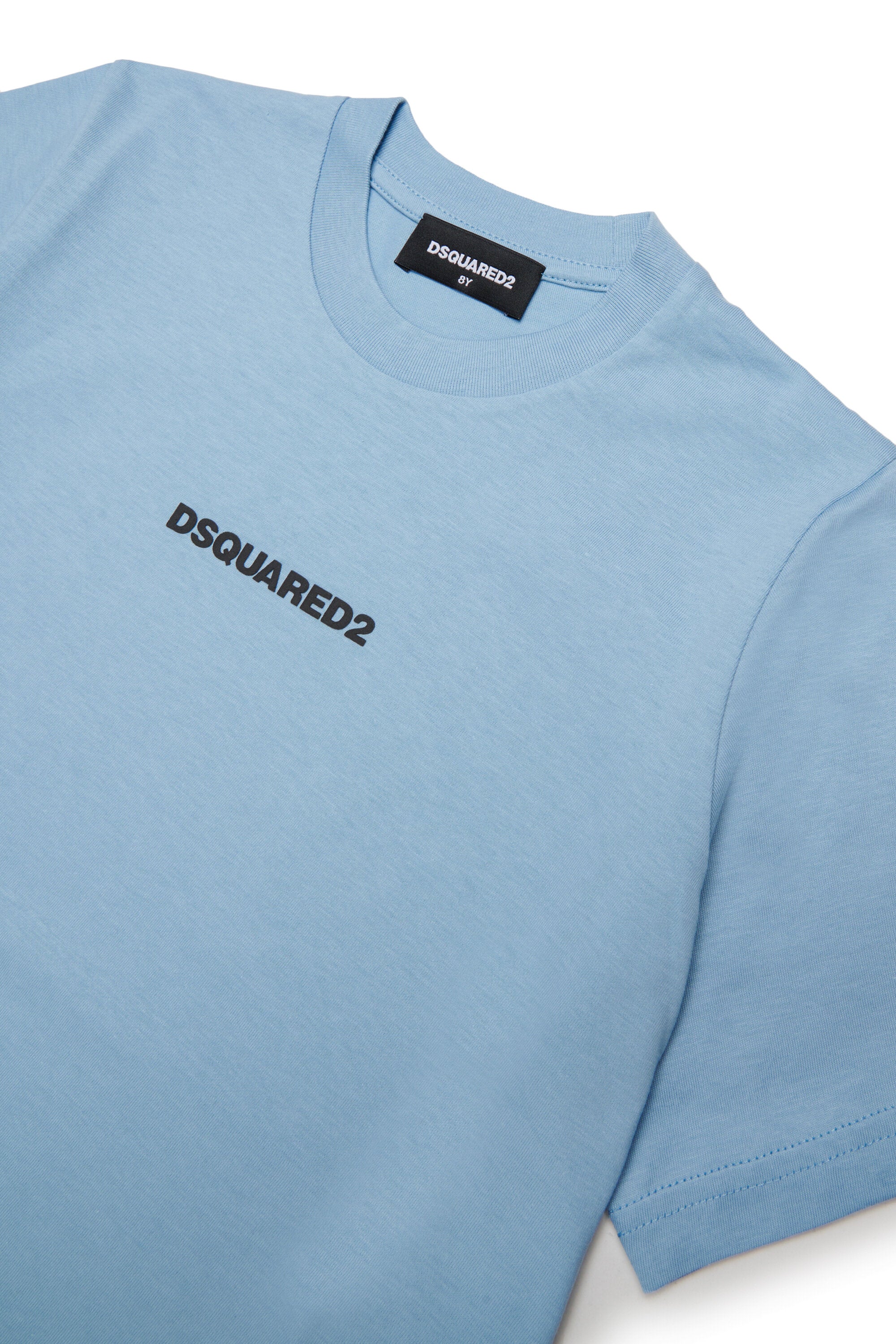 Camiseta con logotipo efecto goma