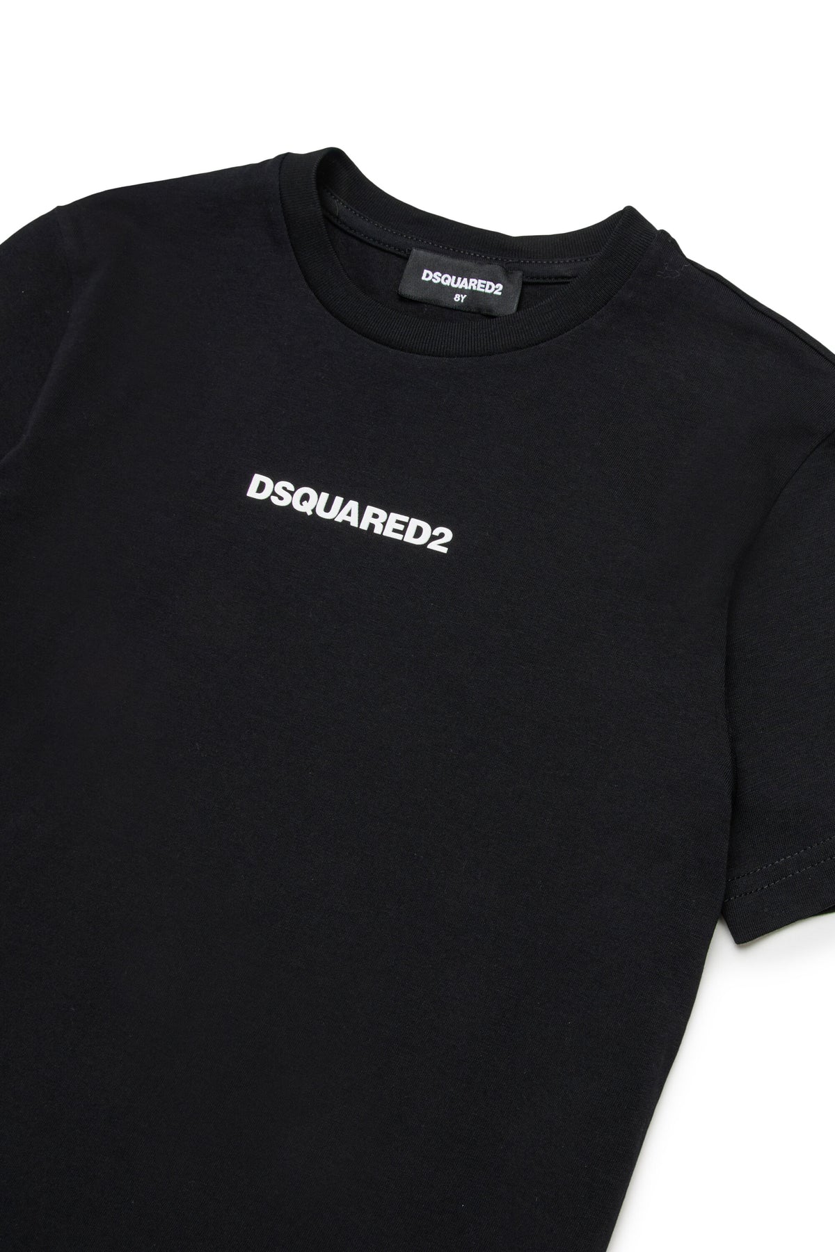 T-shirt con logo effetto gommato
