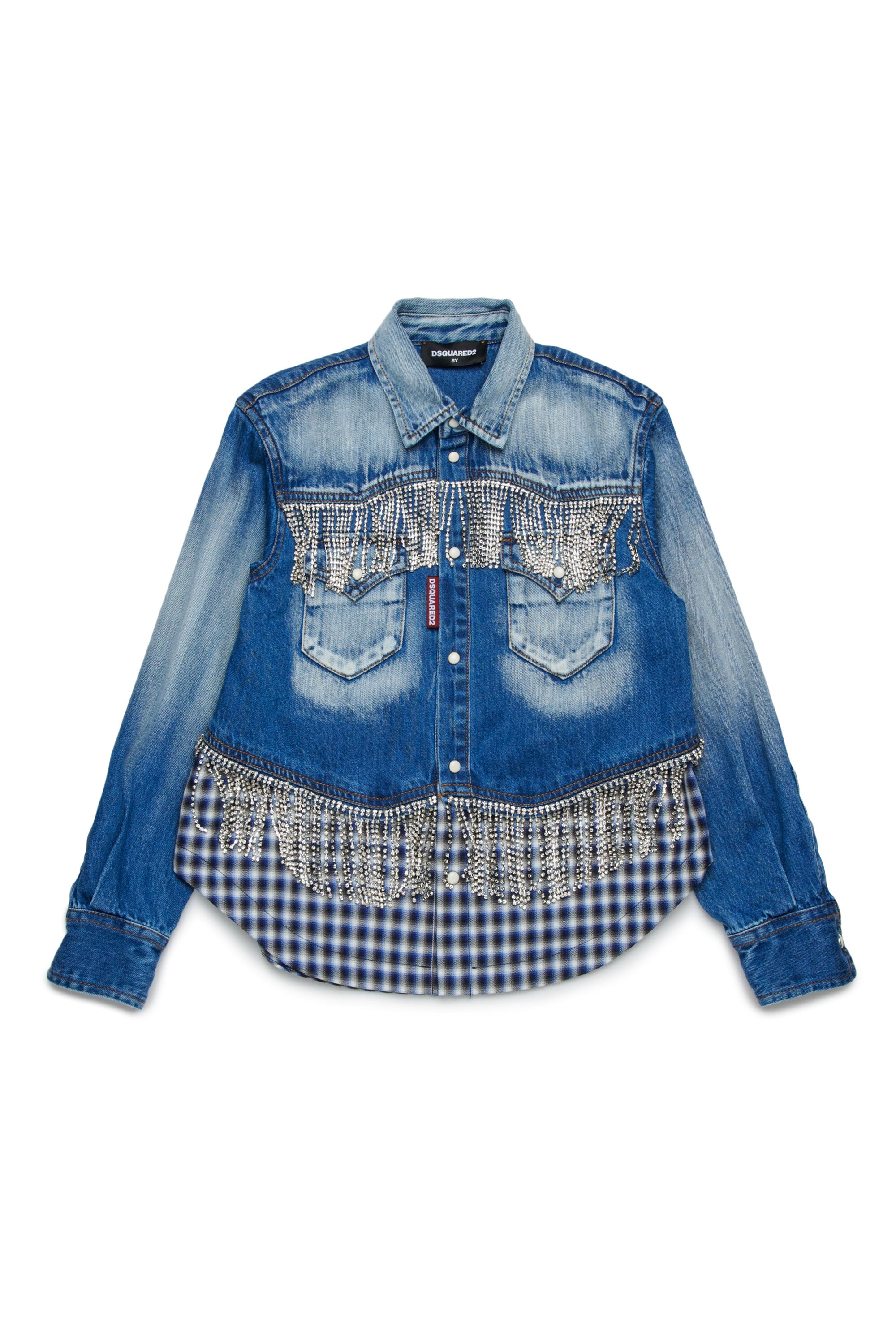 Camicia Dsquared2 Camicia Jeans Neonato Dsquared2 Boy's Cotton