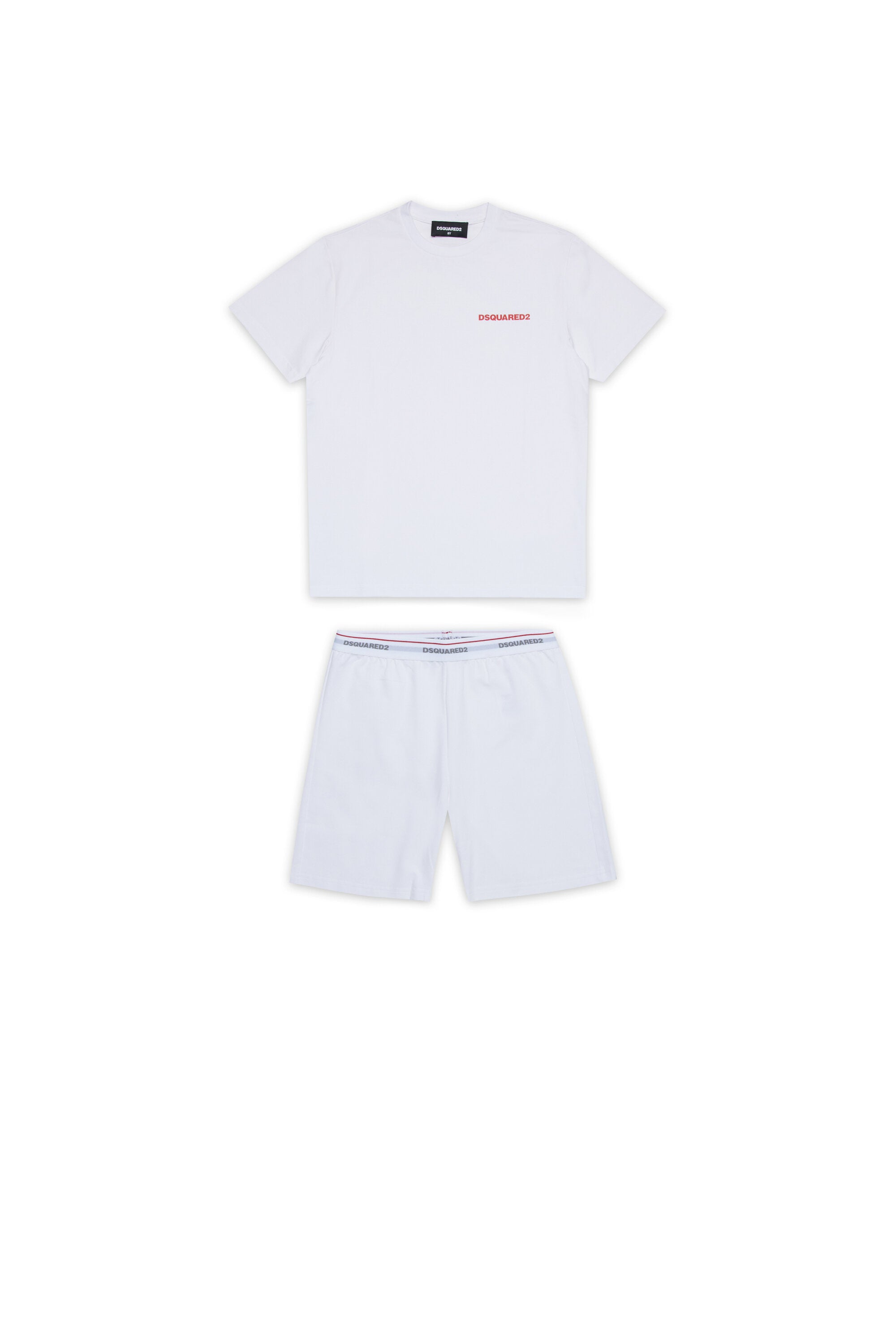 Pijamas cortos con marca