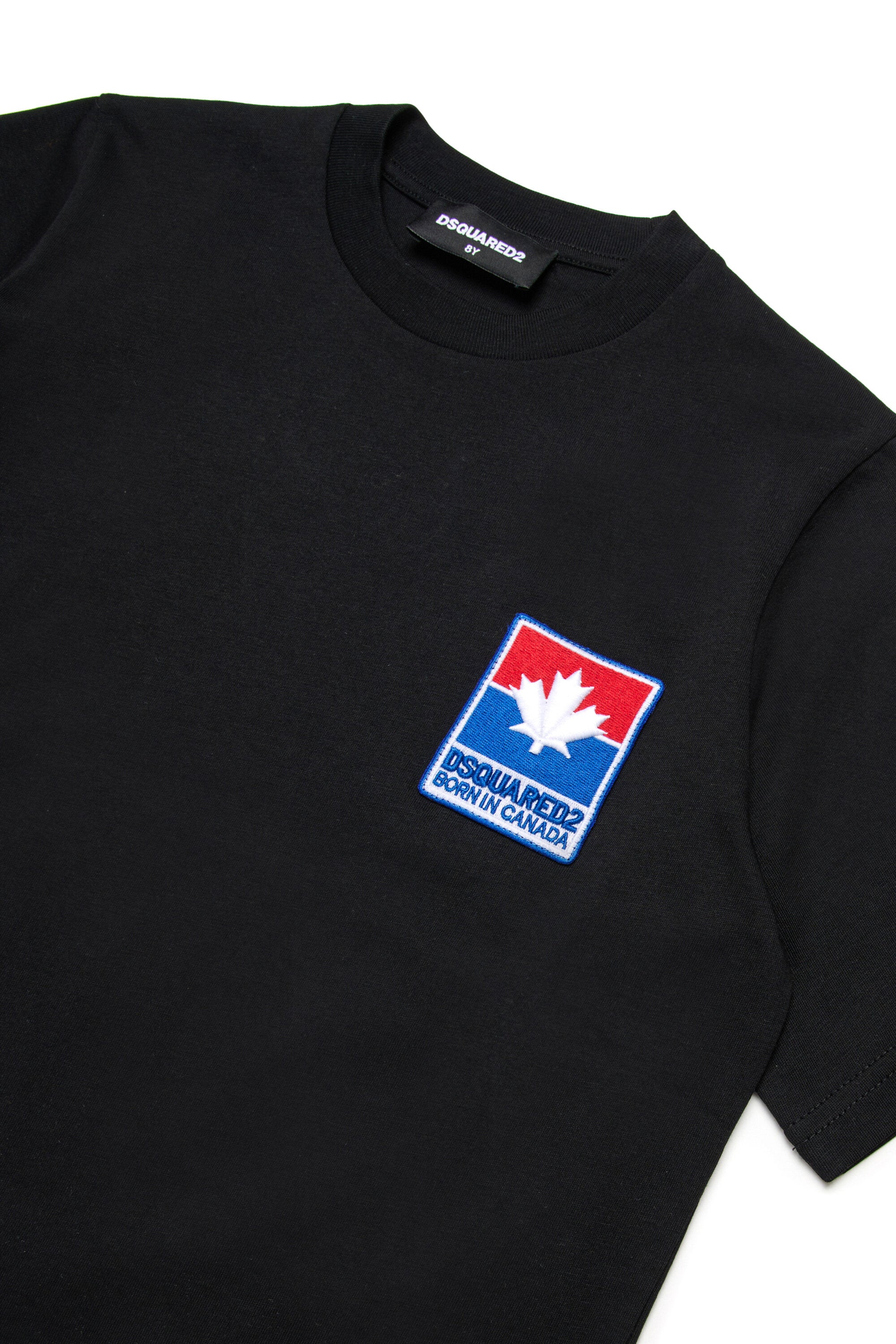 Jersey-T-Shirt mit aufgesetztem Logo