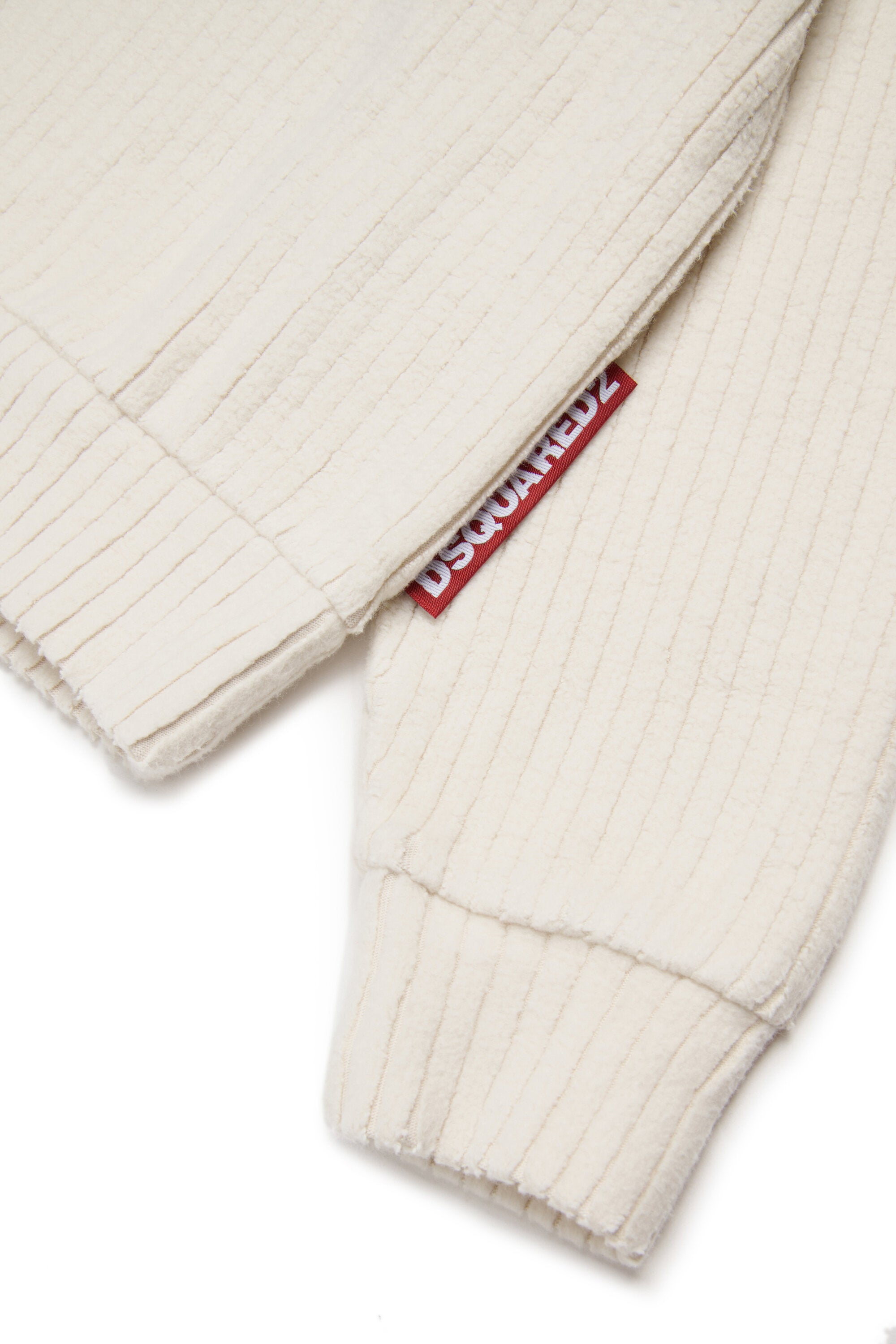 Sudadera de cuello redondo de pana