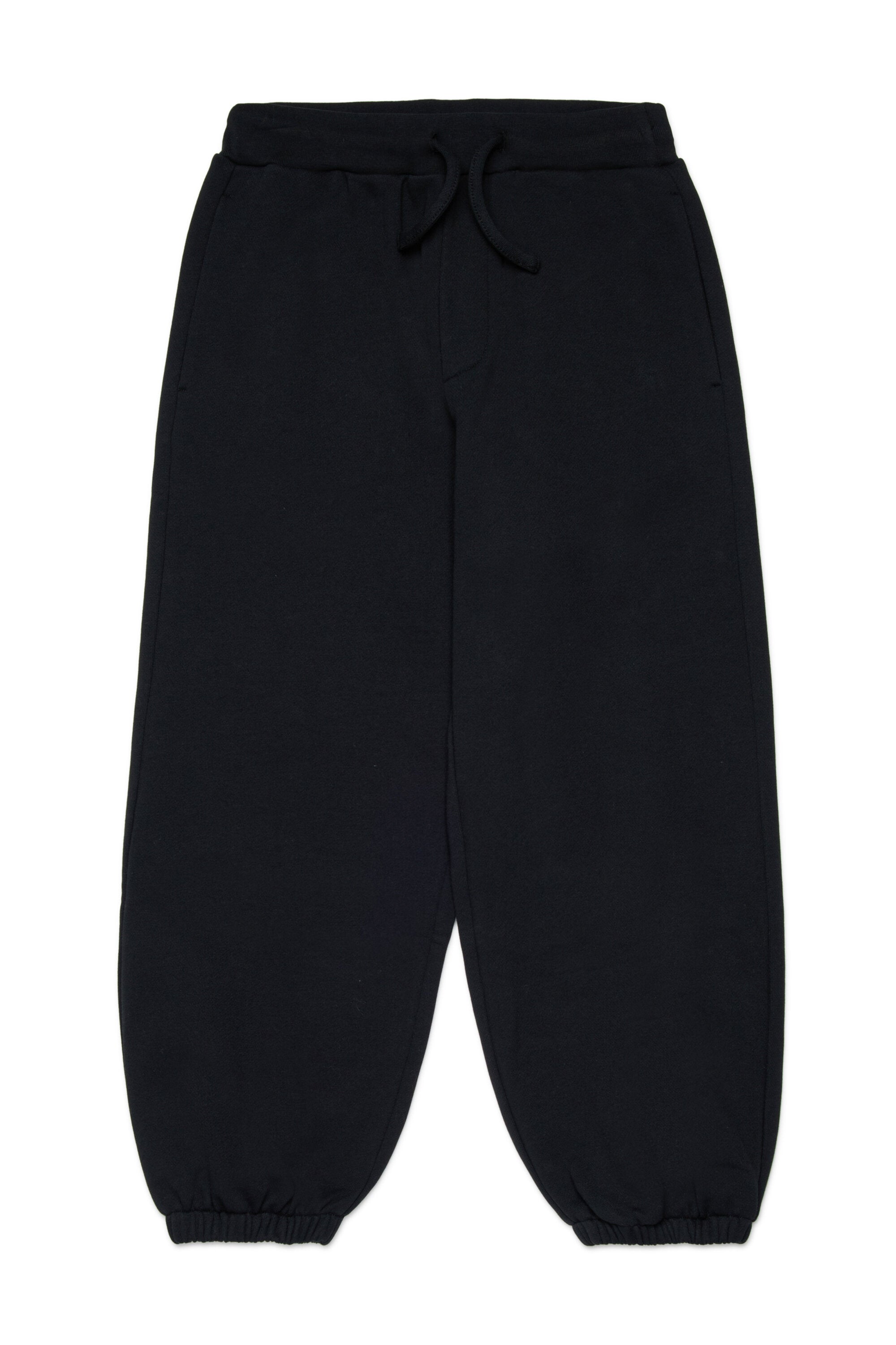 Pantaloni jogger in felpa con logo ricamato