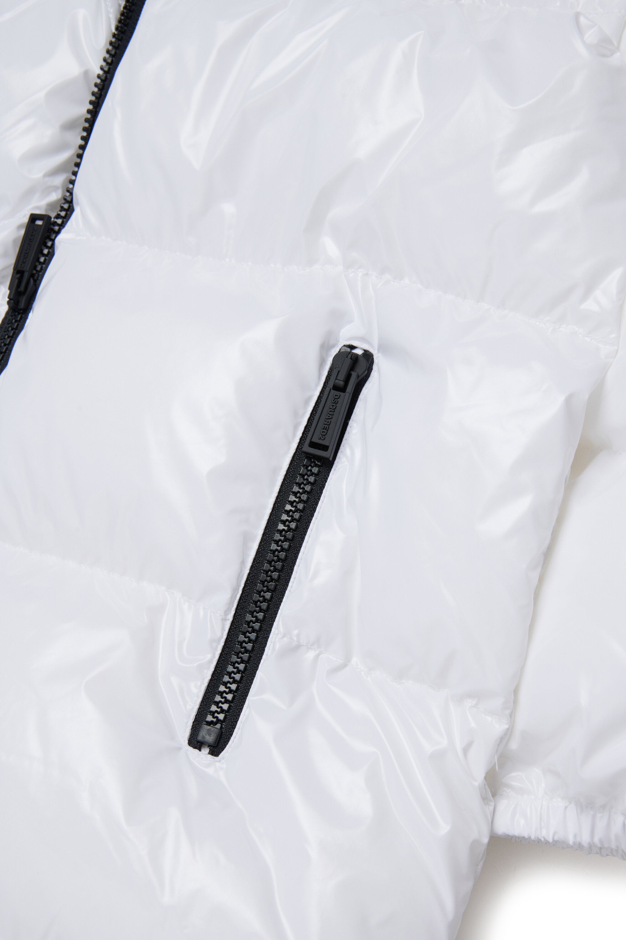 Giacca imbottita lunga con logo Maple Leaf