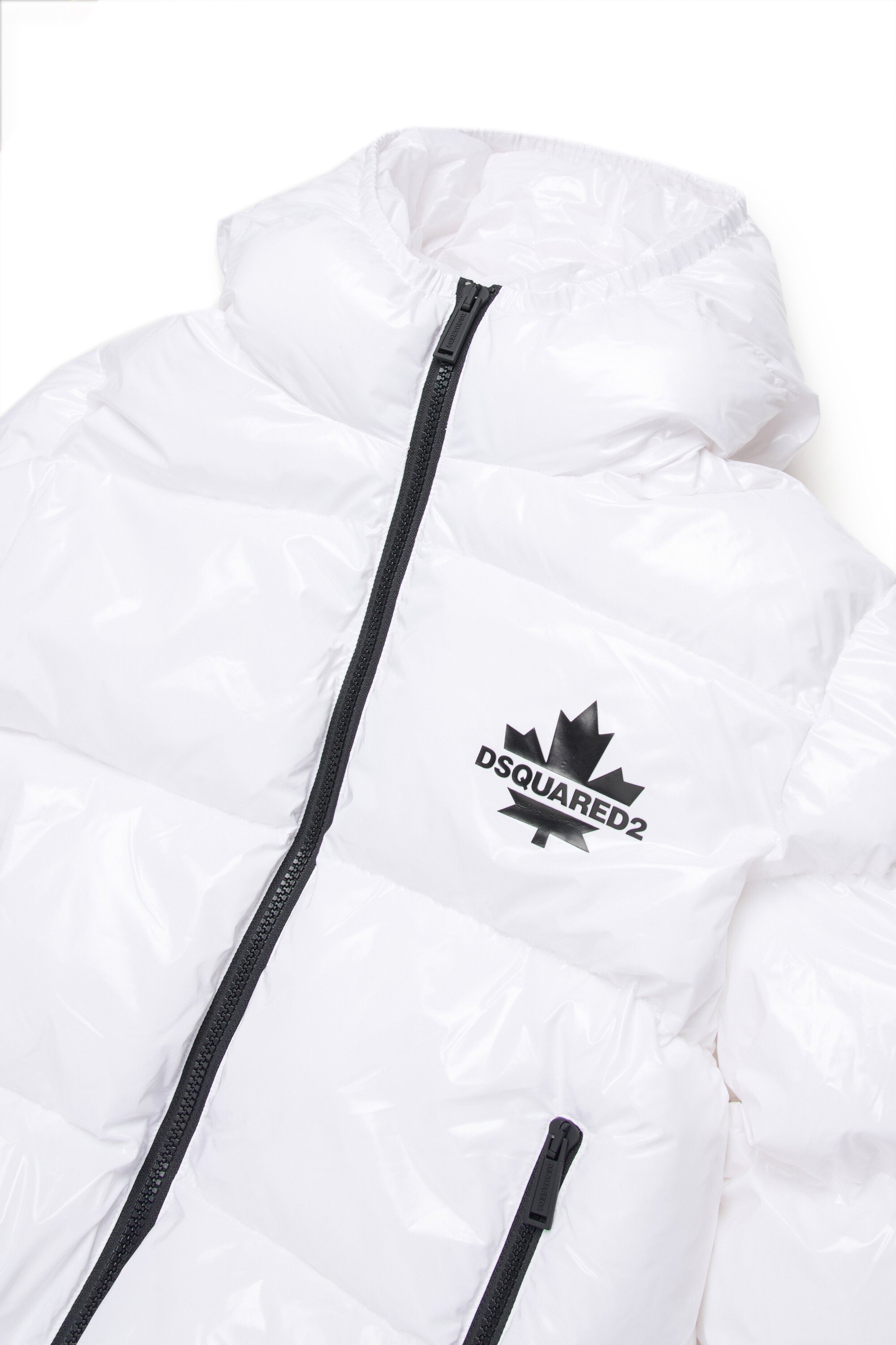 Giacca imbottita corta con logo Maple Leaf