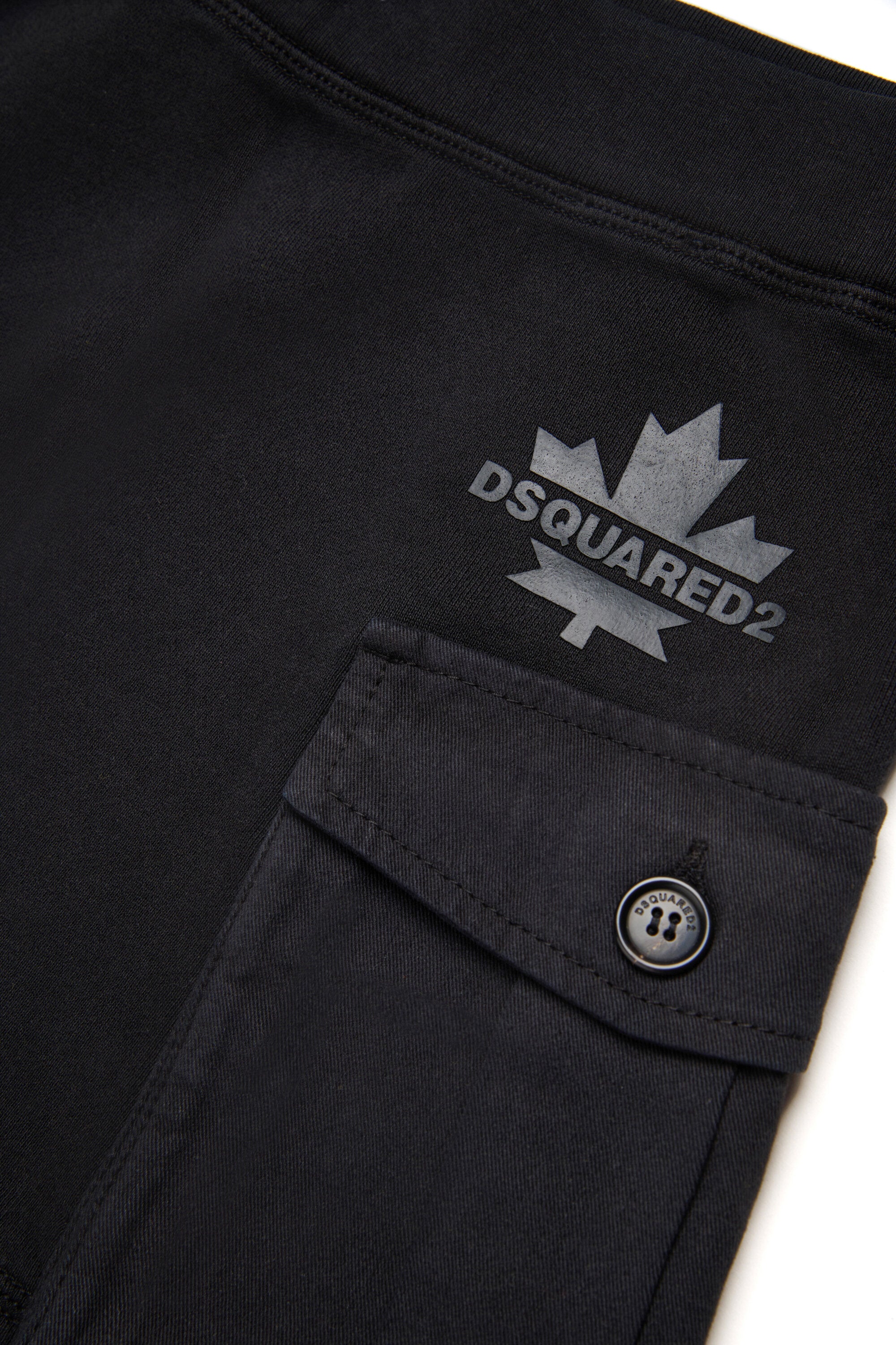 Minirock aus Fleece mit großen Taschen