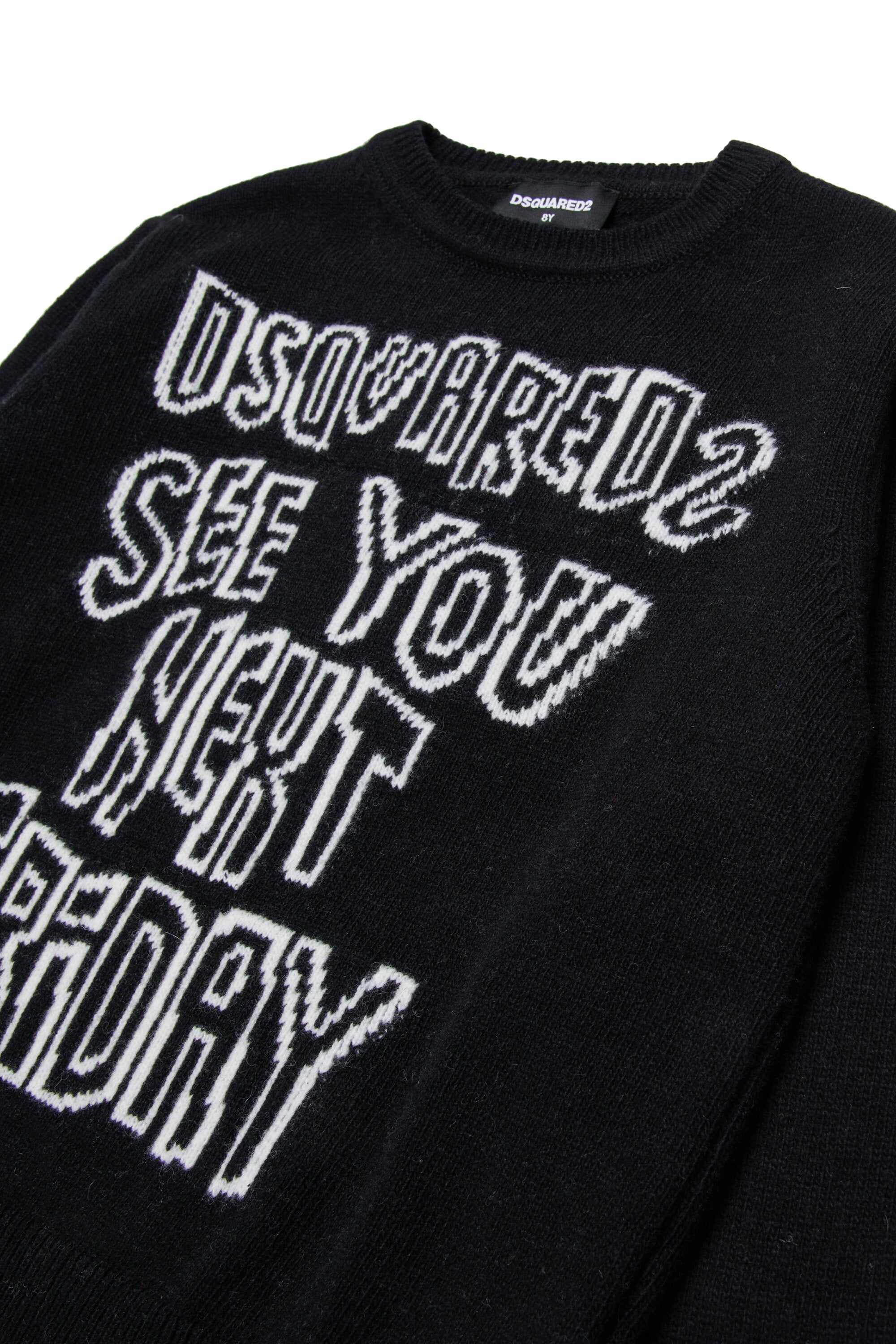 Pullover aus einer Wollmischung mit Schriftzug