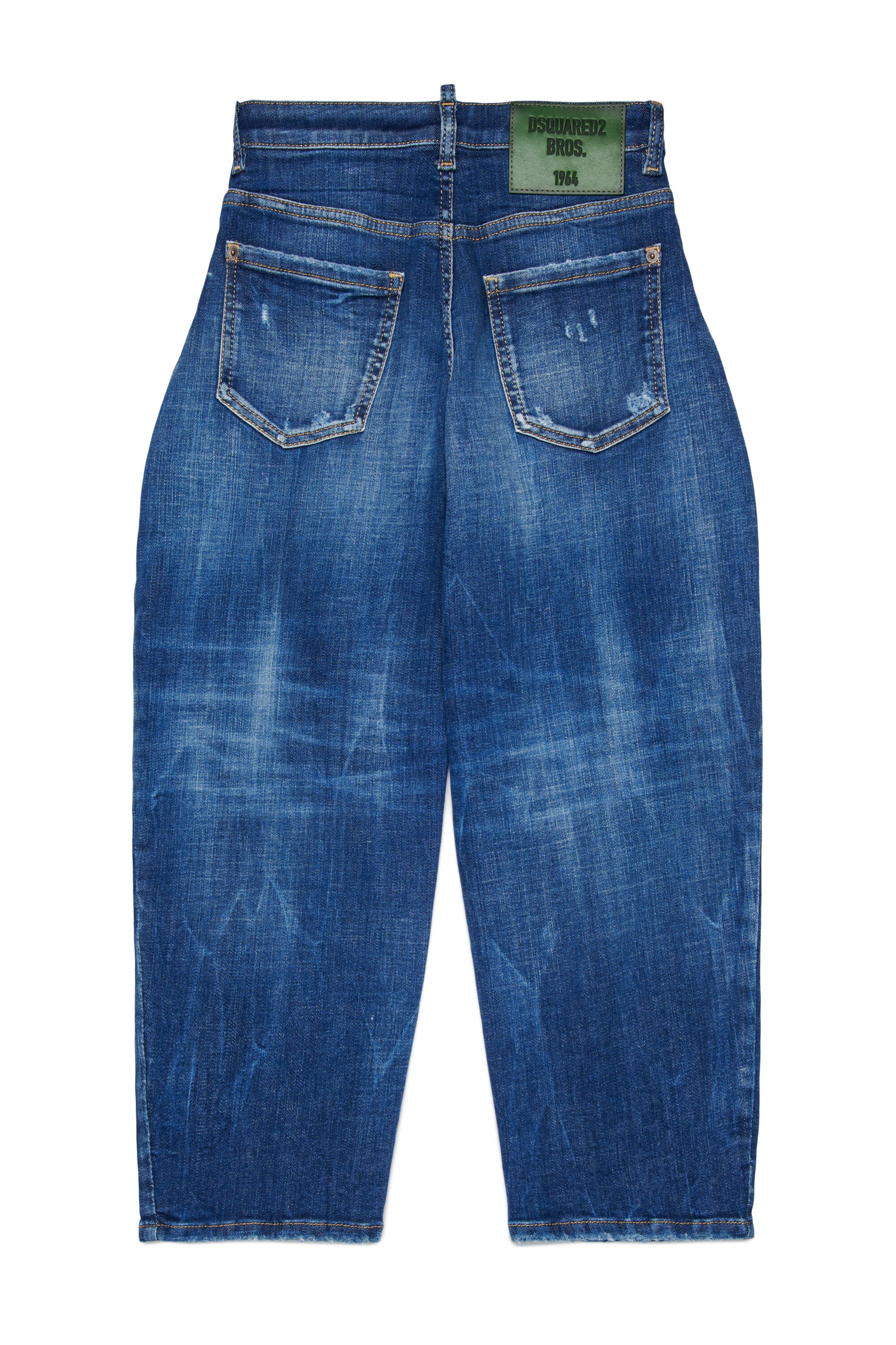 Mittelblaue realxed jeans mit Rissen - Amelia