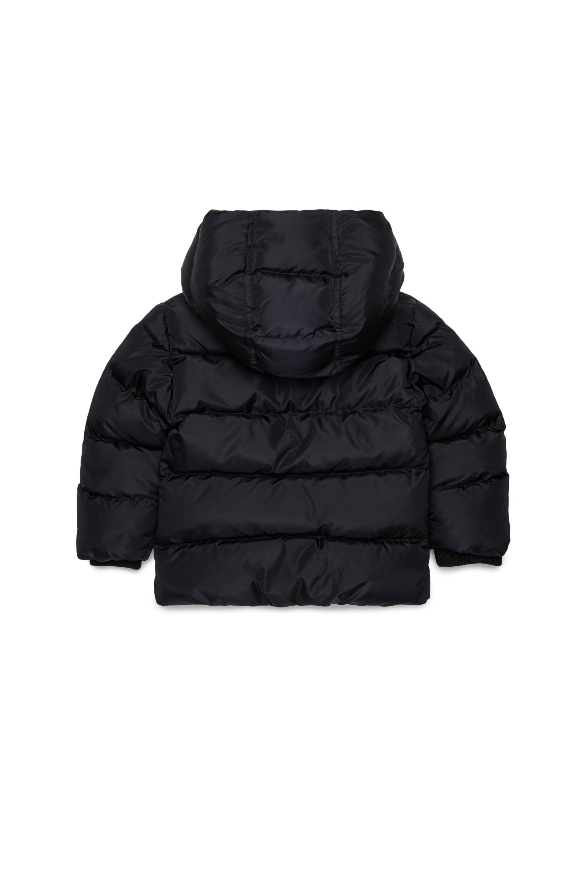 Longue veste matelassée avec logo