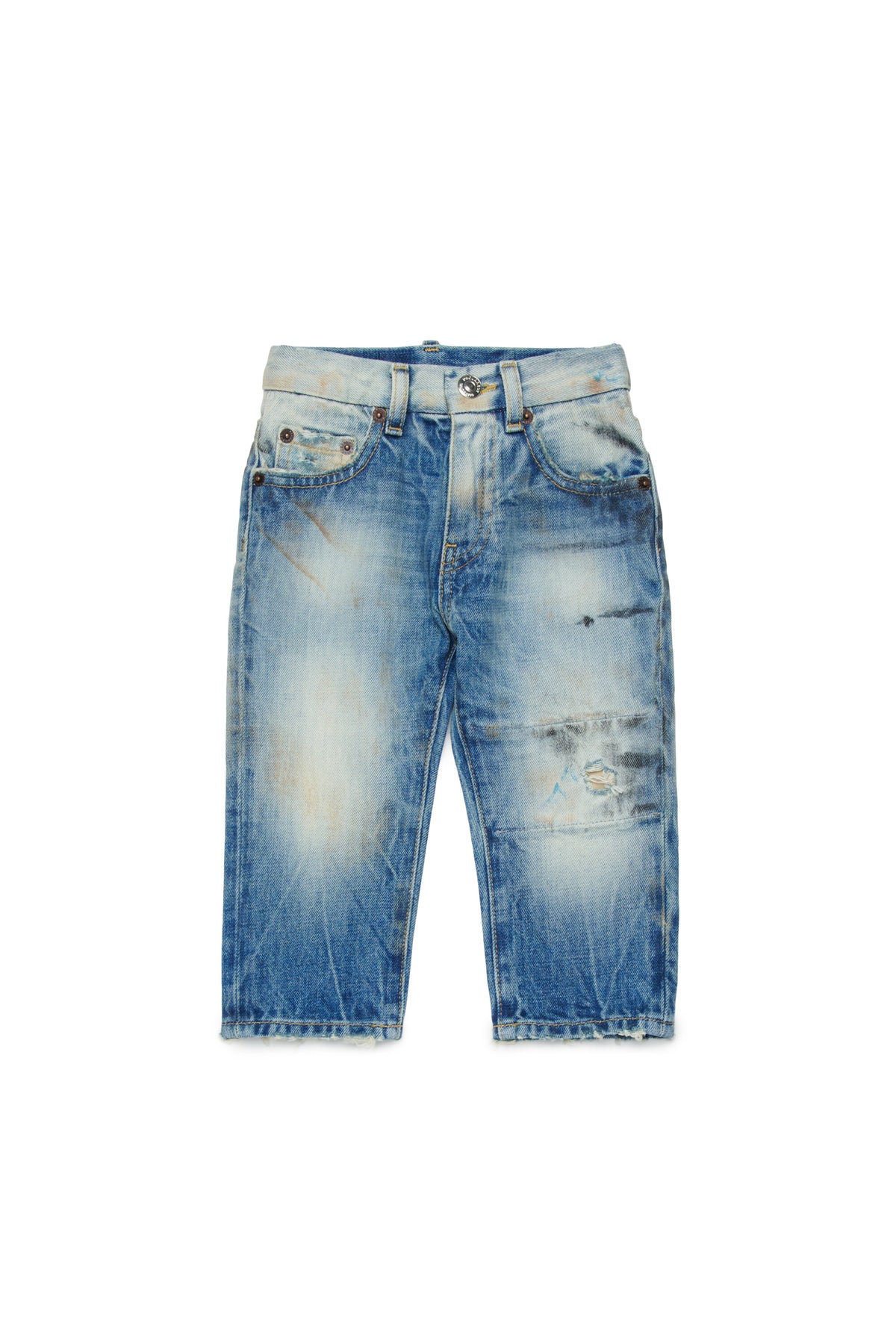 Regular jeans in light blue wash