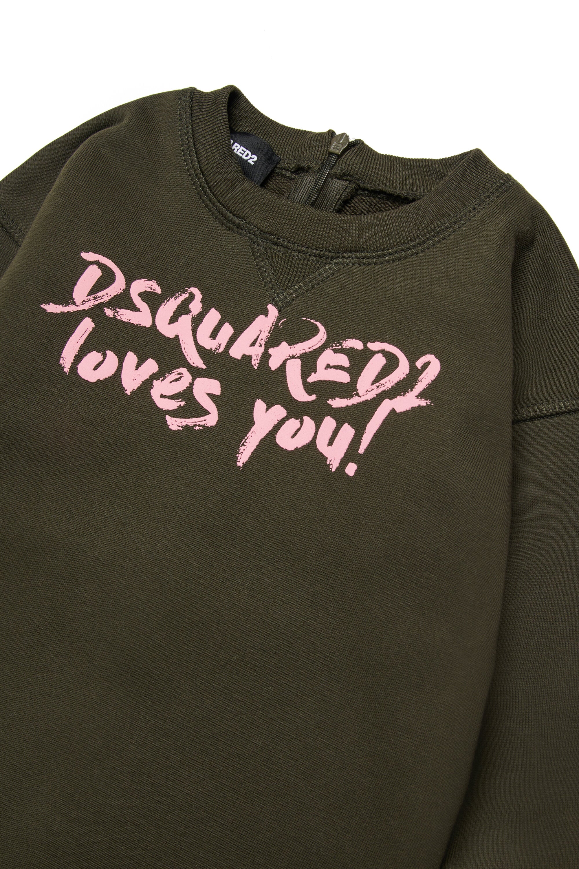 Dsquared2 Loves You maxi-sweater dress