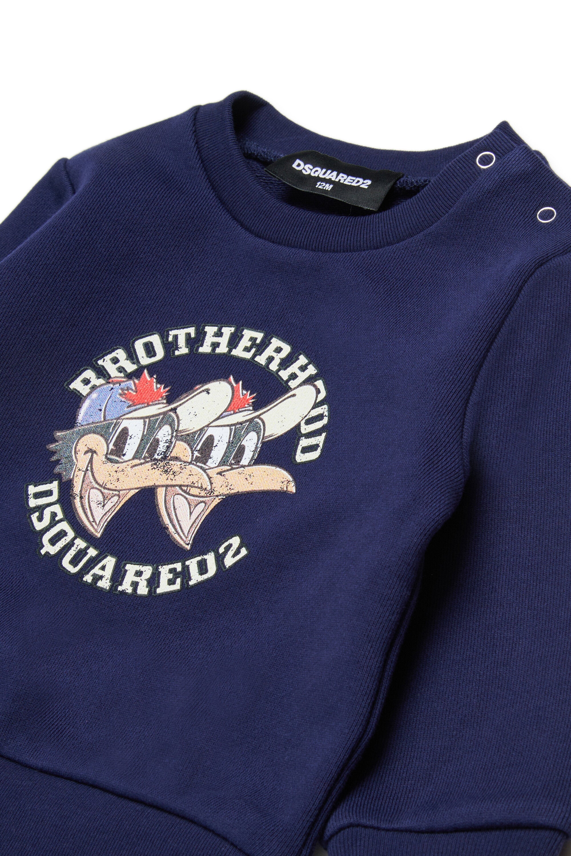 Sudadera de cuello redondo con estampado Brotherhood