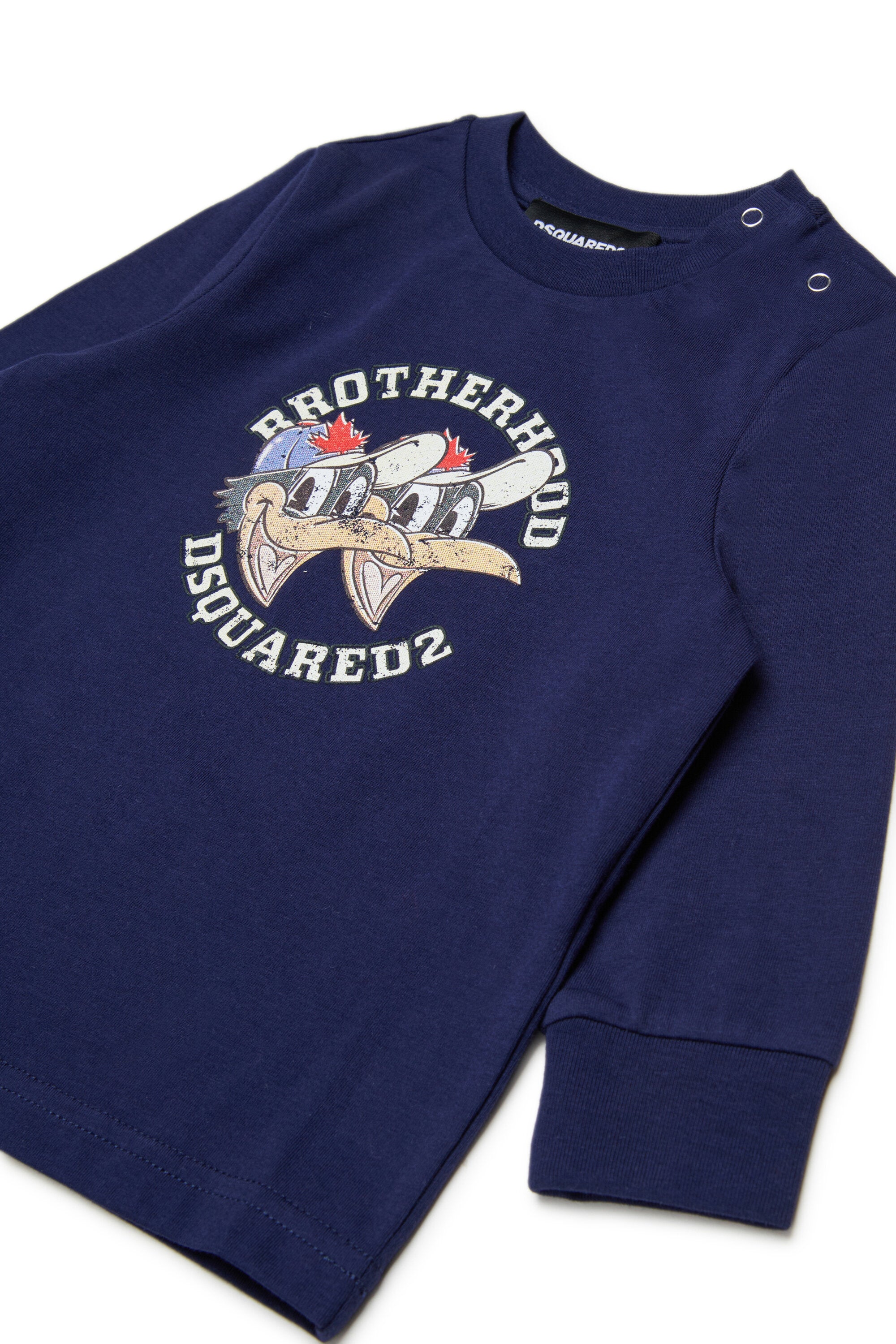 Mono largo de jersey con estampado Brotherhood