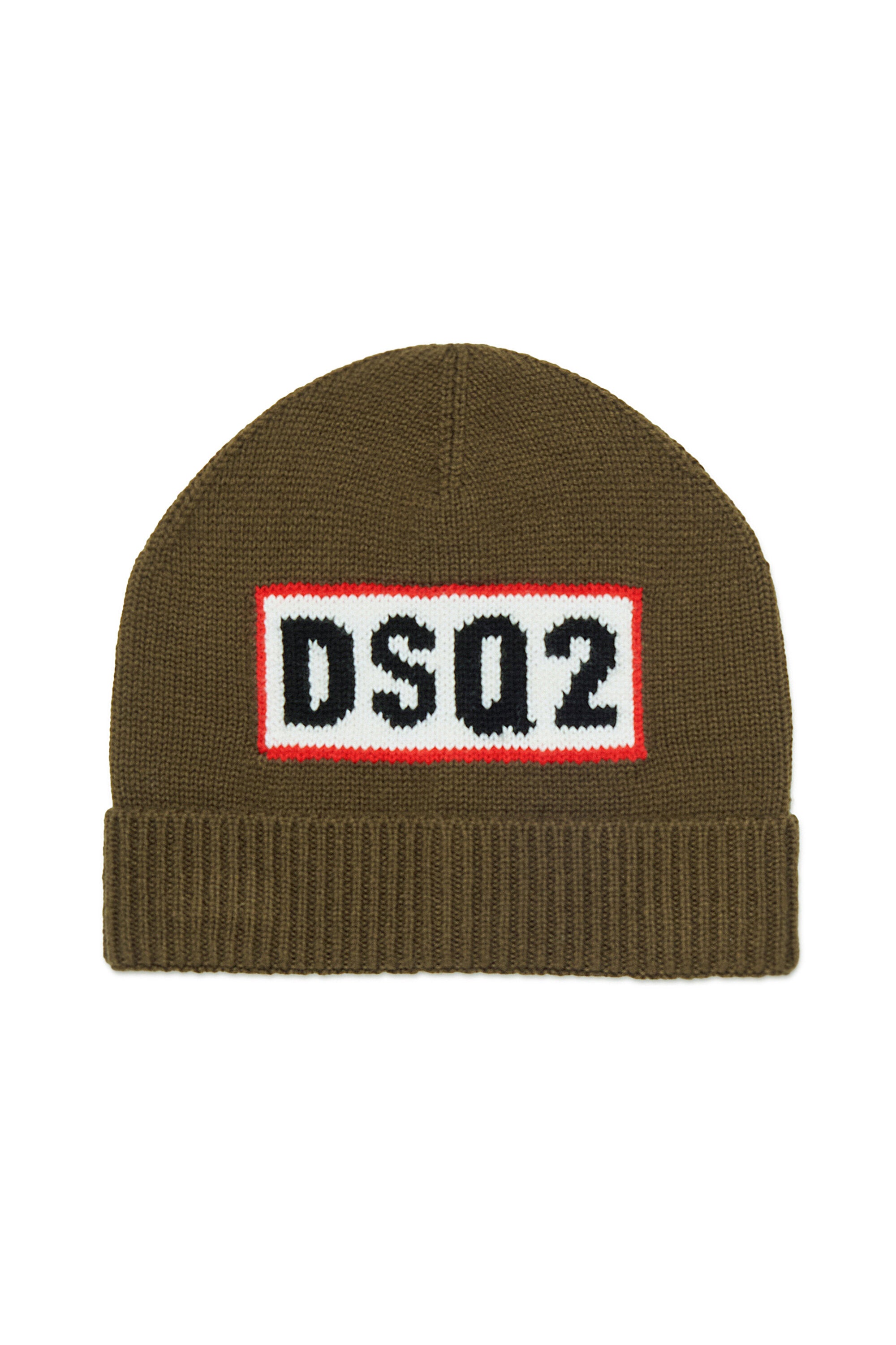 Gorro de mezcla de lana con logotipo DSQ2