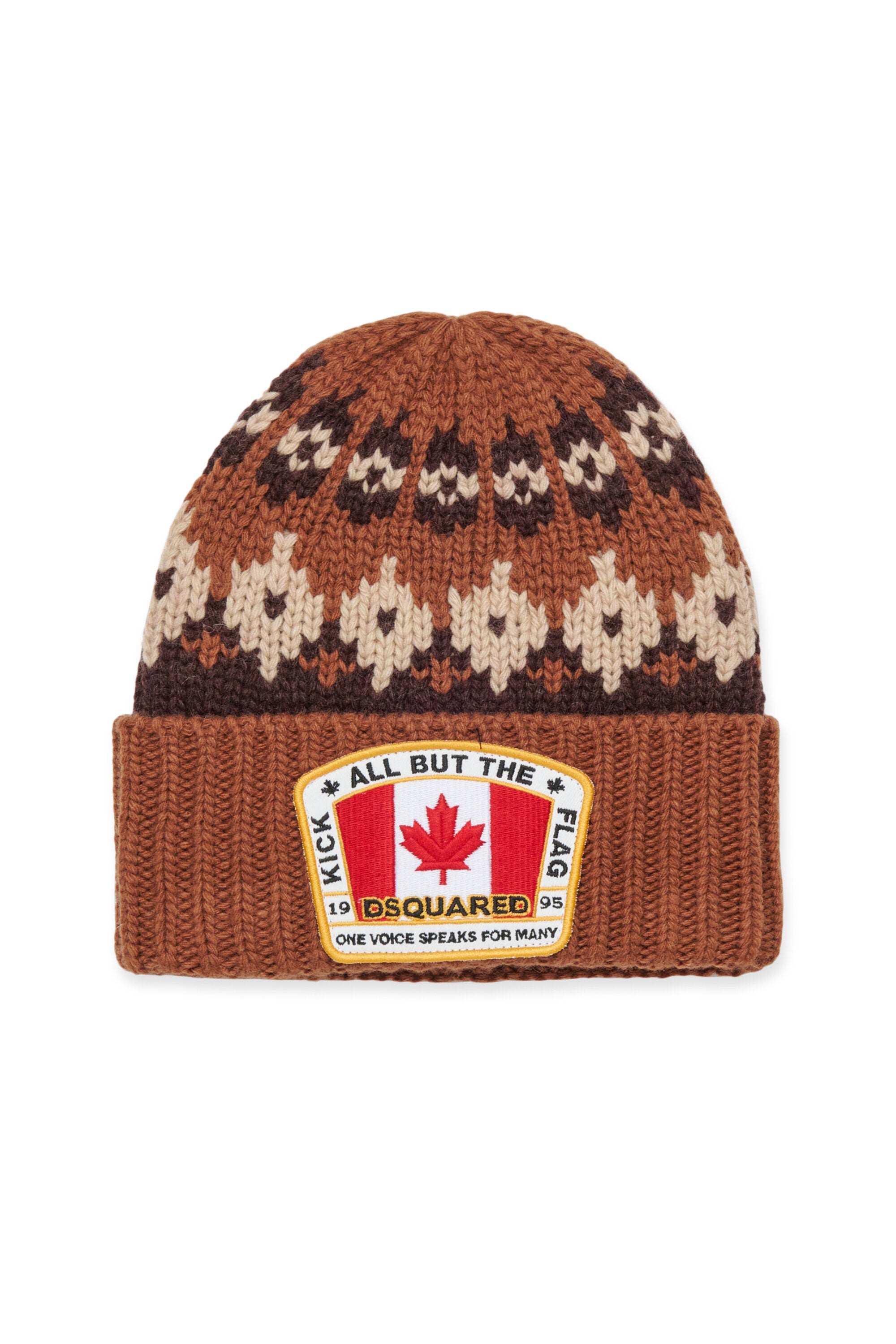 gorro noruego de mezcla de lana