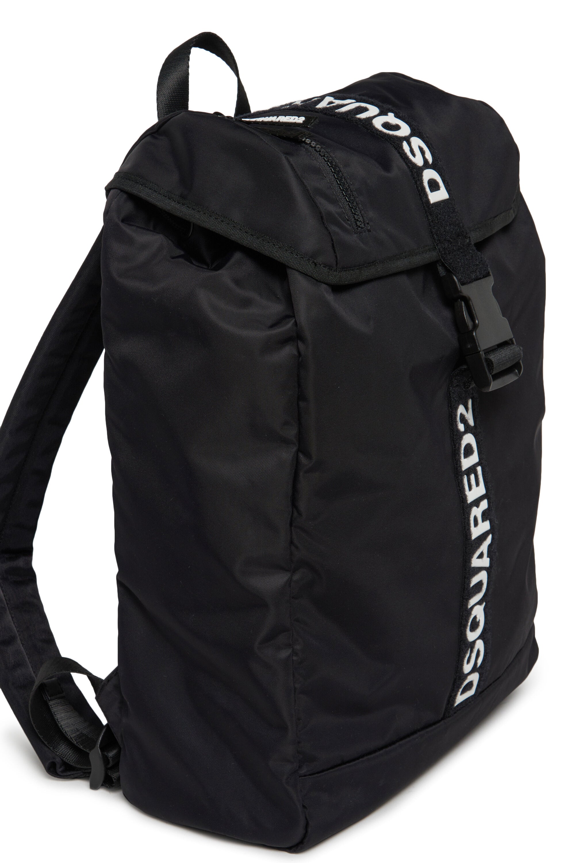 Mochila con logotipo de goma