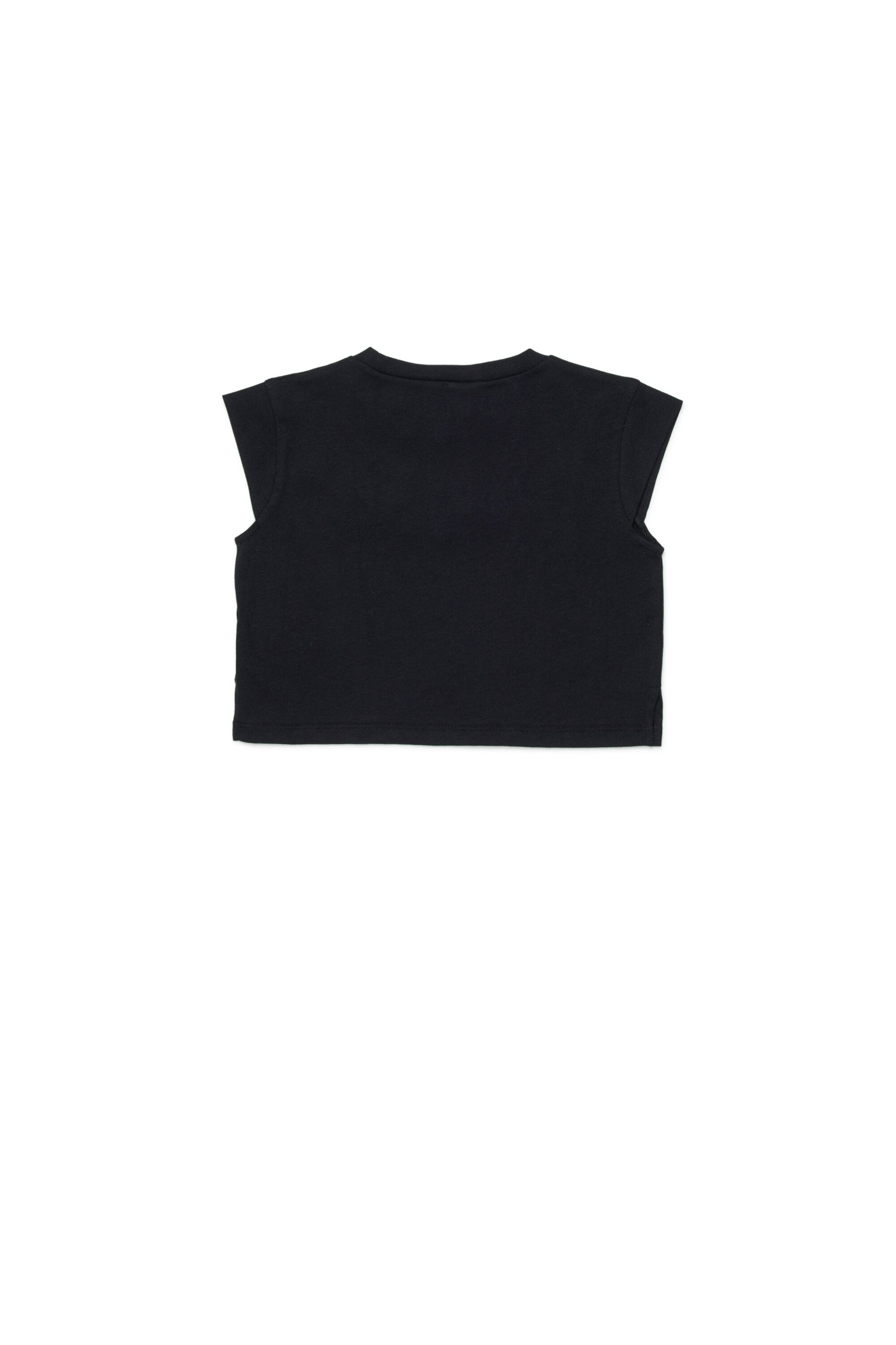 Ärmelloses T-Shirt mit Logo
