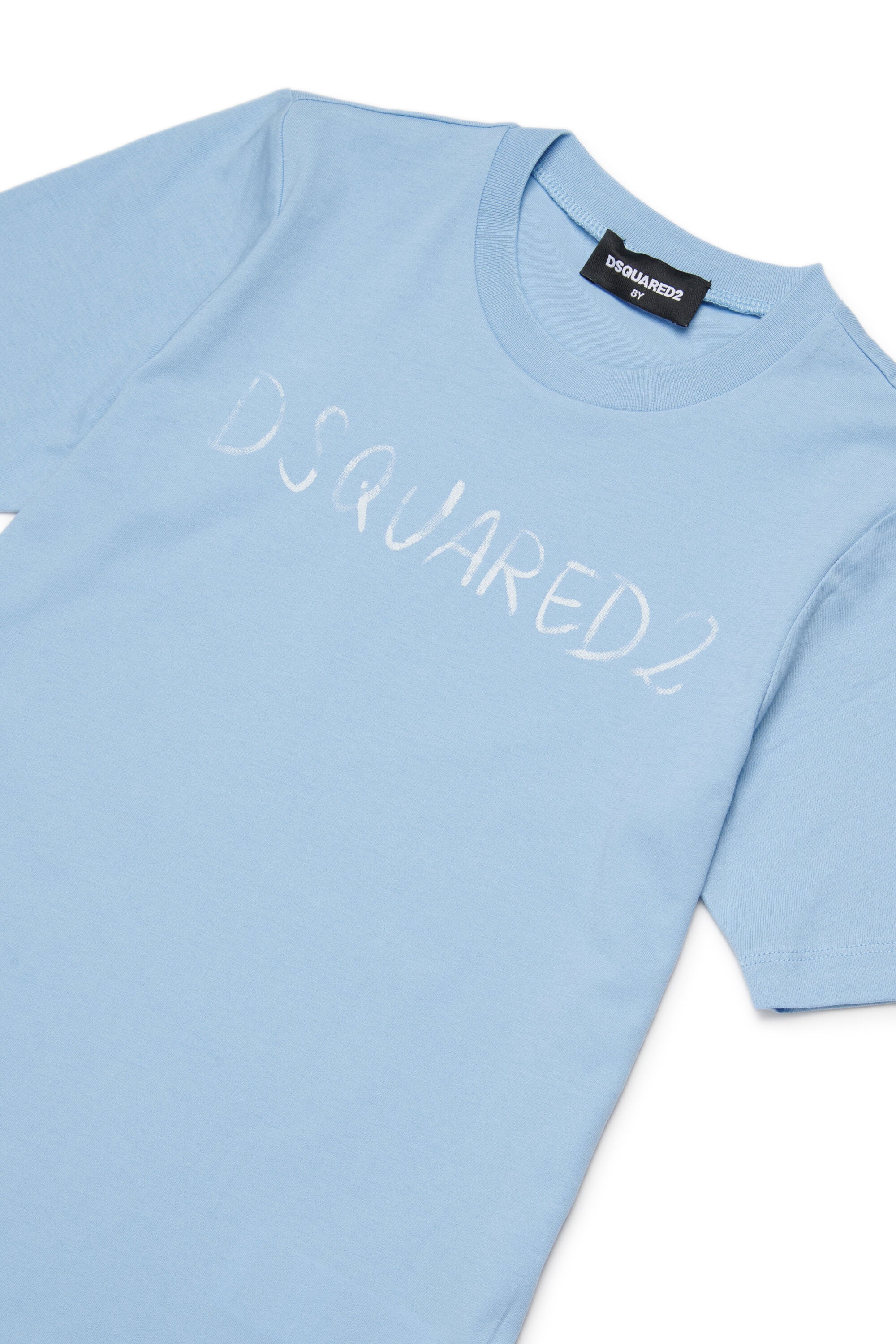 T-shirt col ras-du-cou avec logo