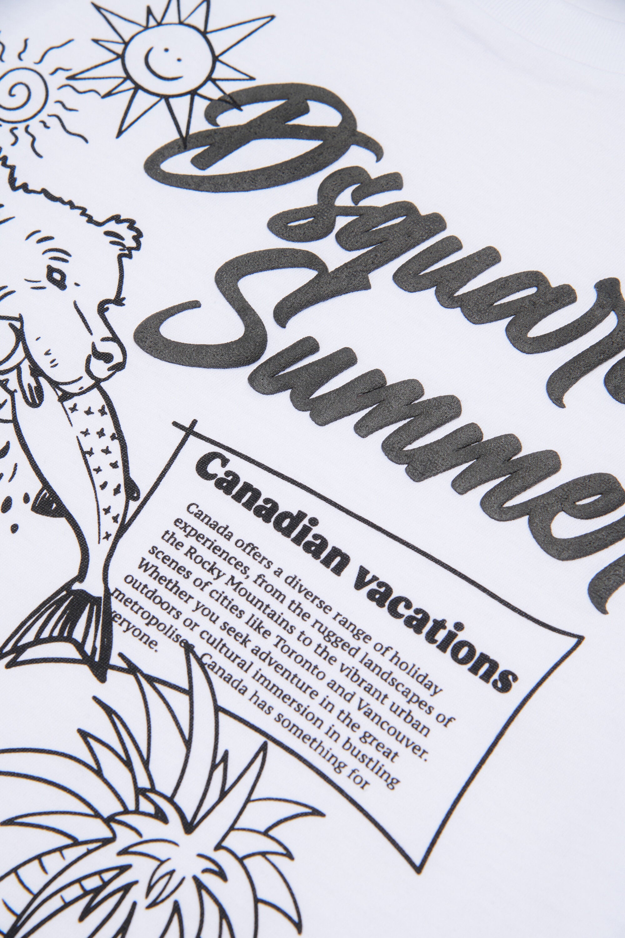 T-shirt avec logo et impression frontale