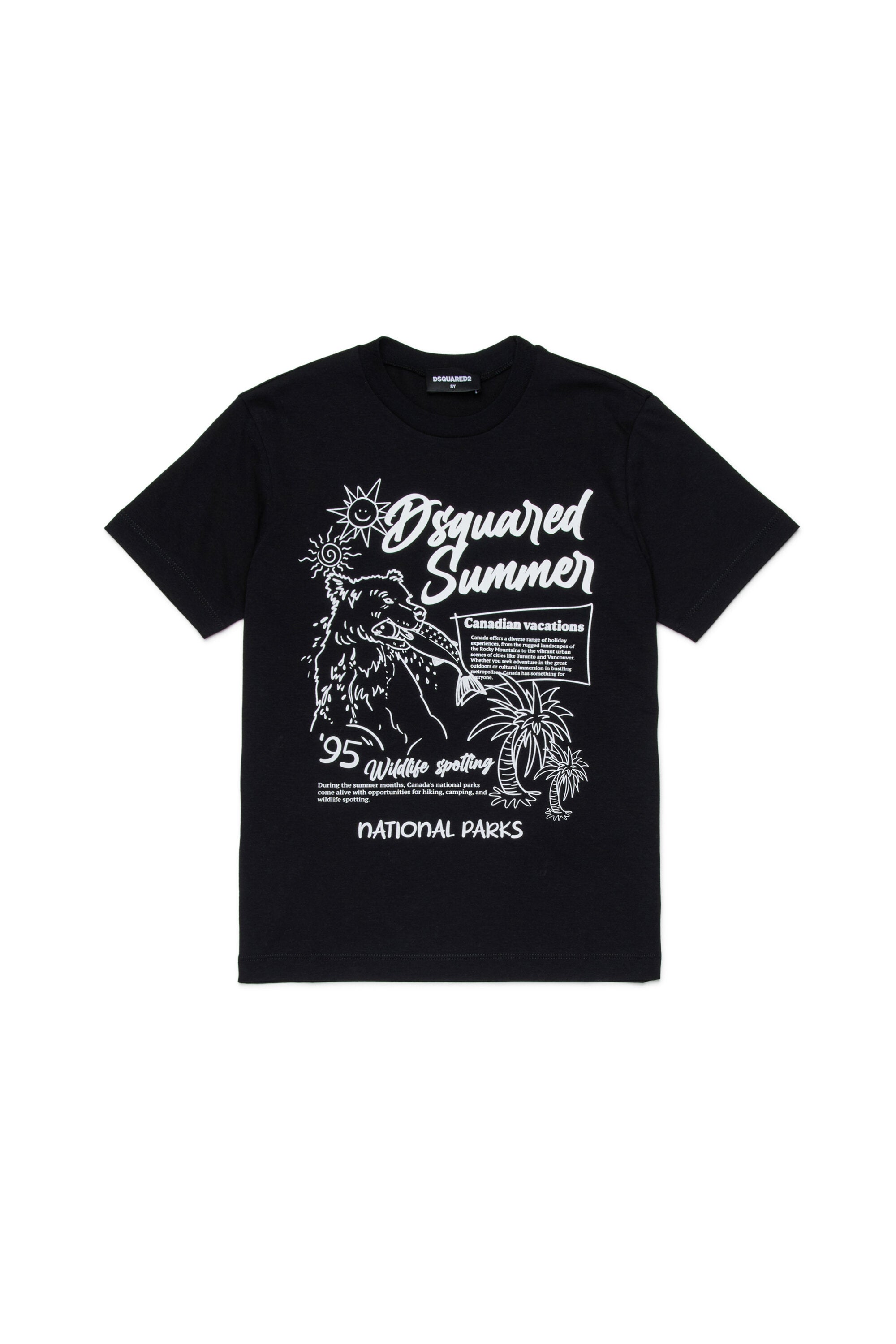T-Shirt mit aufgedrucktem Logo und Frontprint