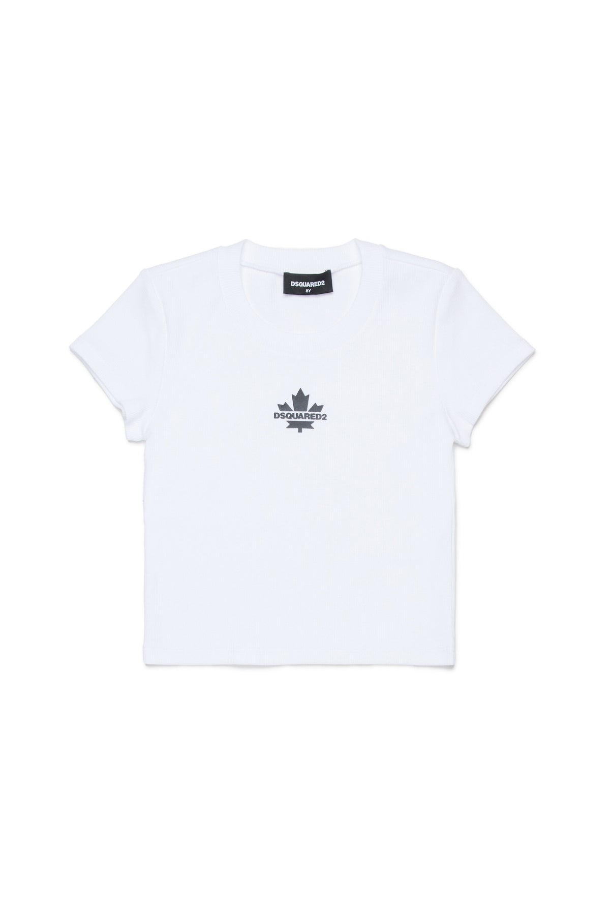 Camiseta de cuello redondo con logo