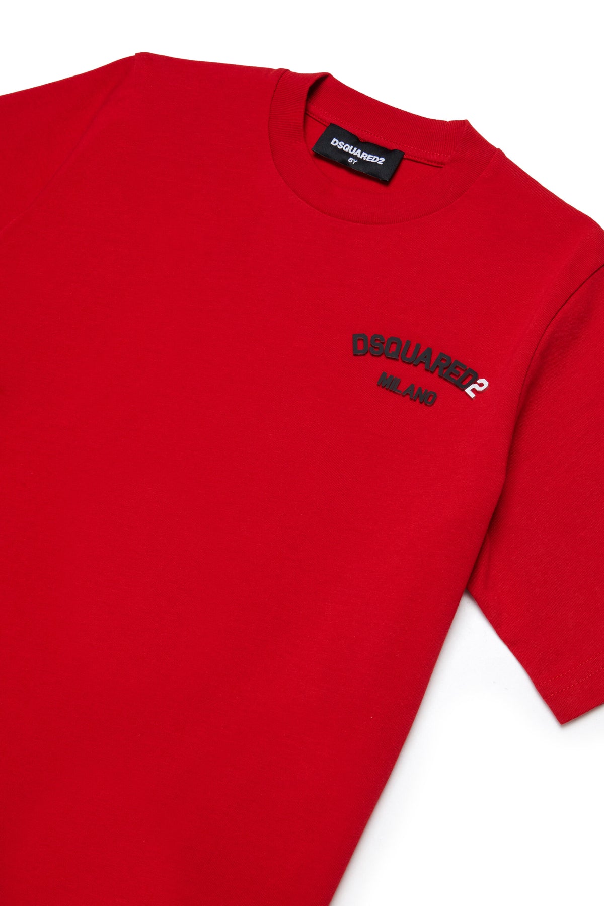 Camiseta de cuello redondo con logo