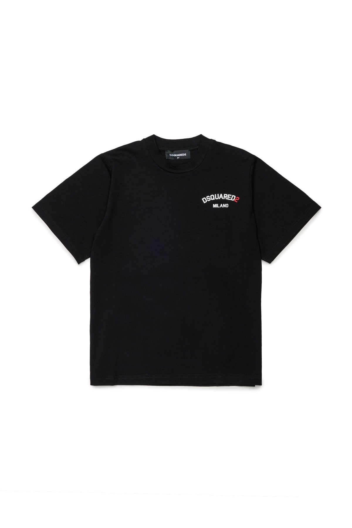Camiseta de cuello redondo con logo