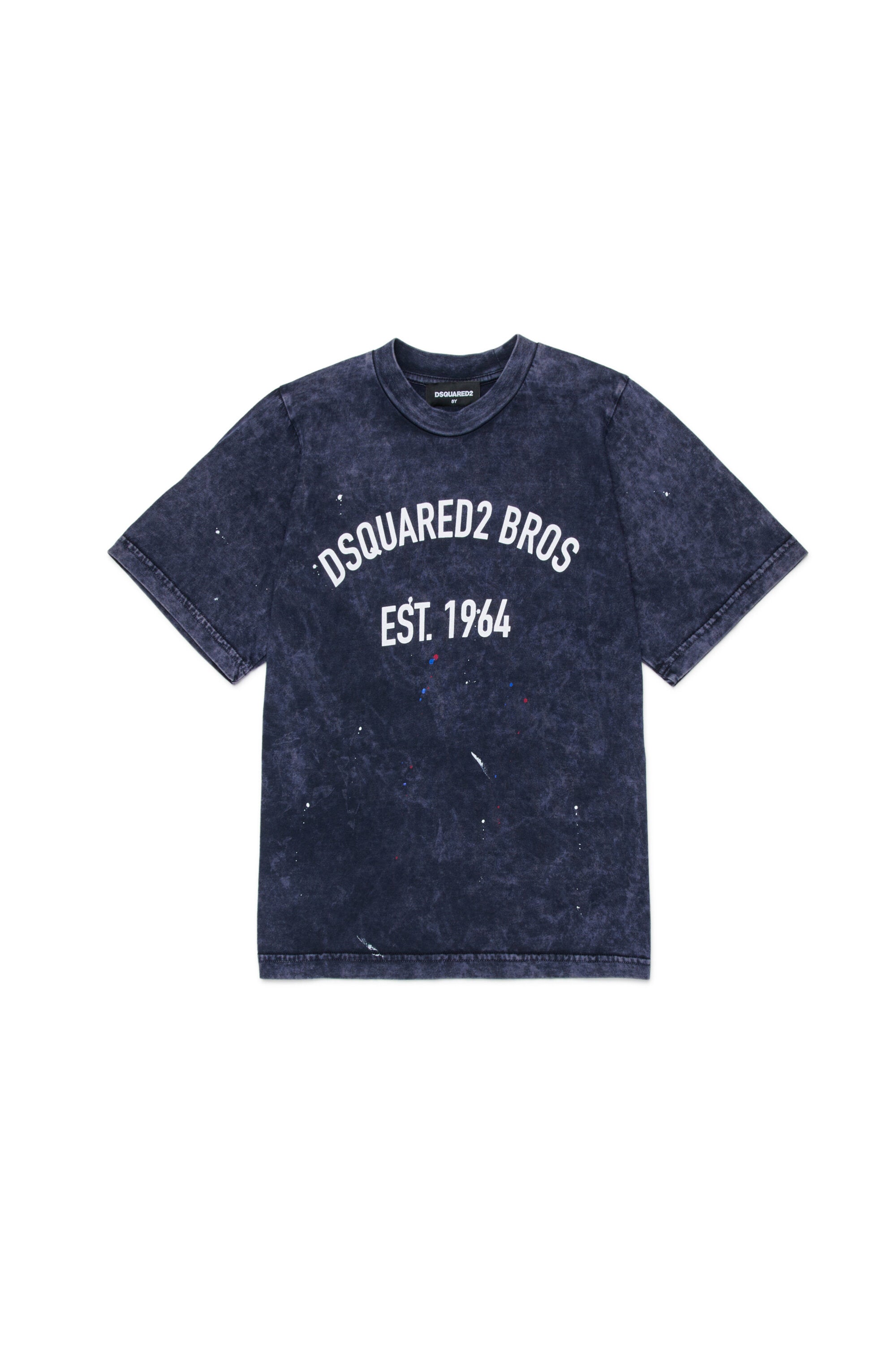 Camiseta de cuello redondo con logo