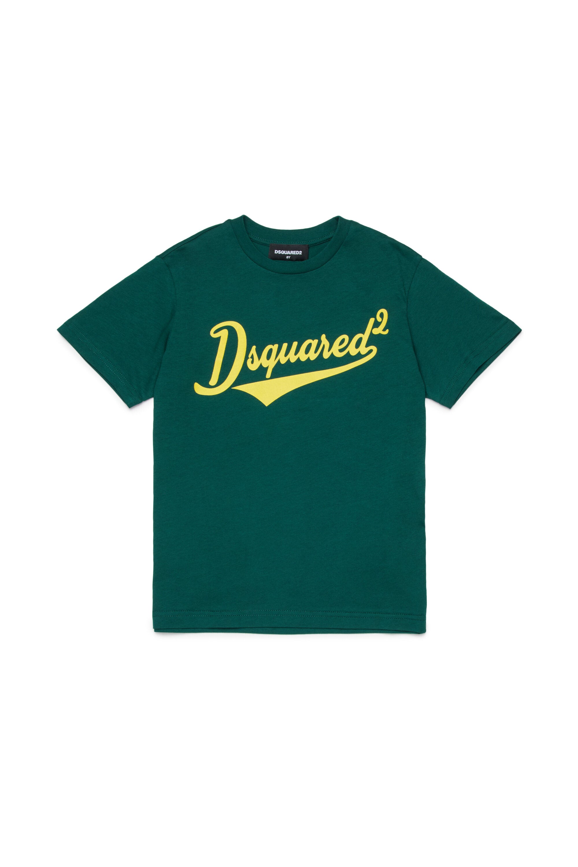 Rundhals-T-Shirt mit aufgedrucktem Logo