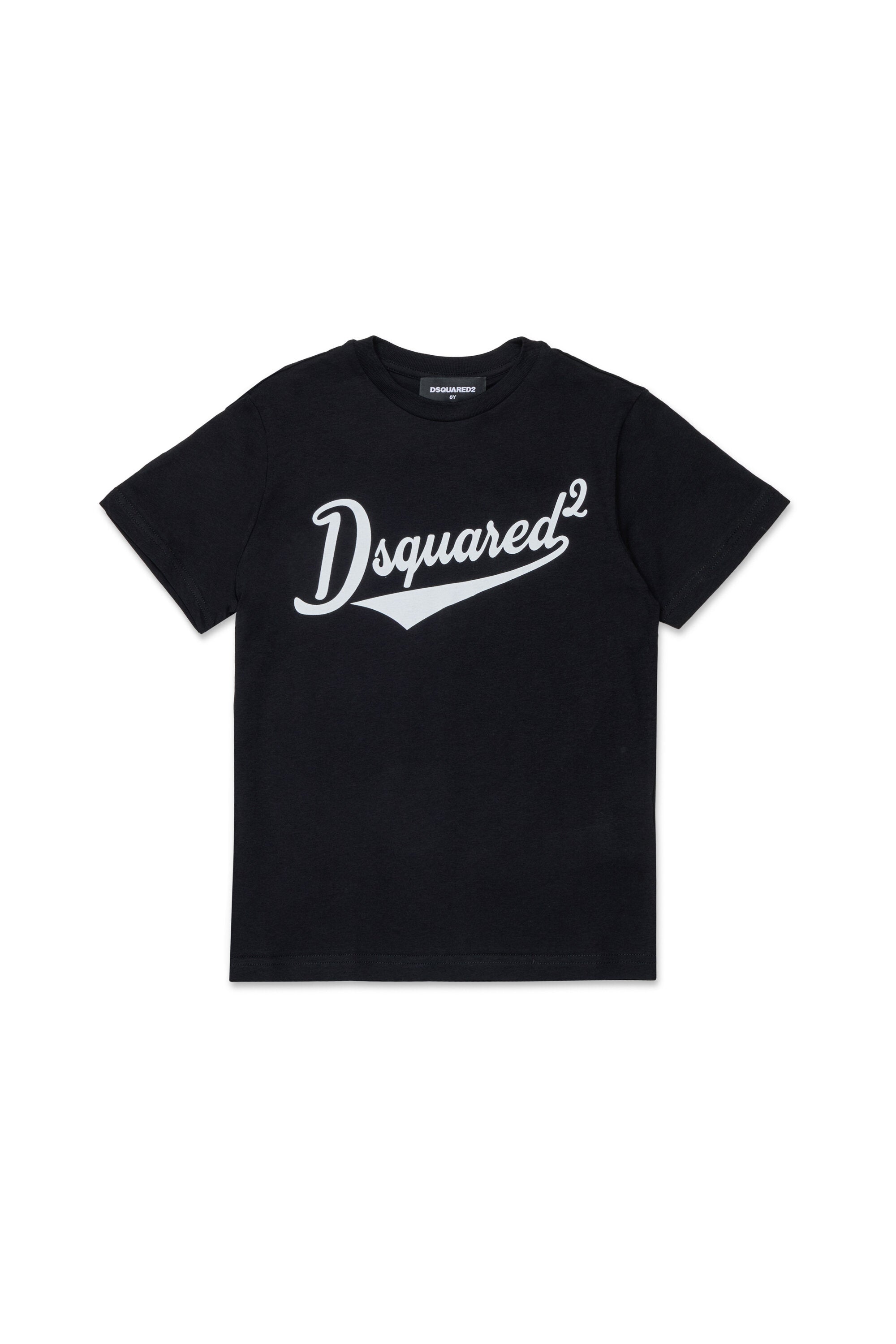 Rundhals-T-Shirt mit aufgedrucktem Logo
