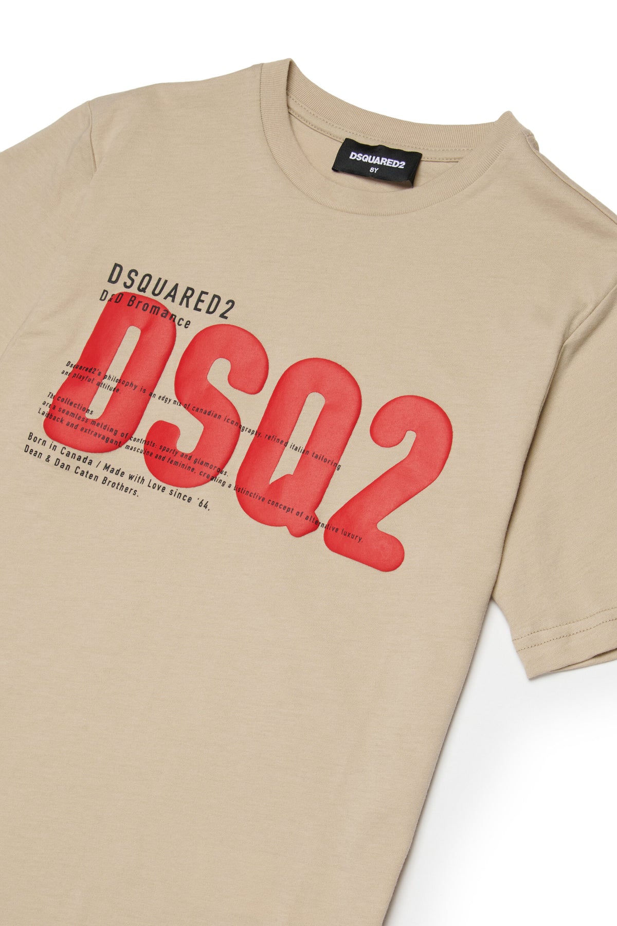 T-Shirt mit aufgedrucktem DSQ2-Logo