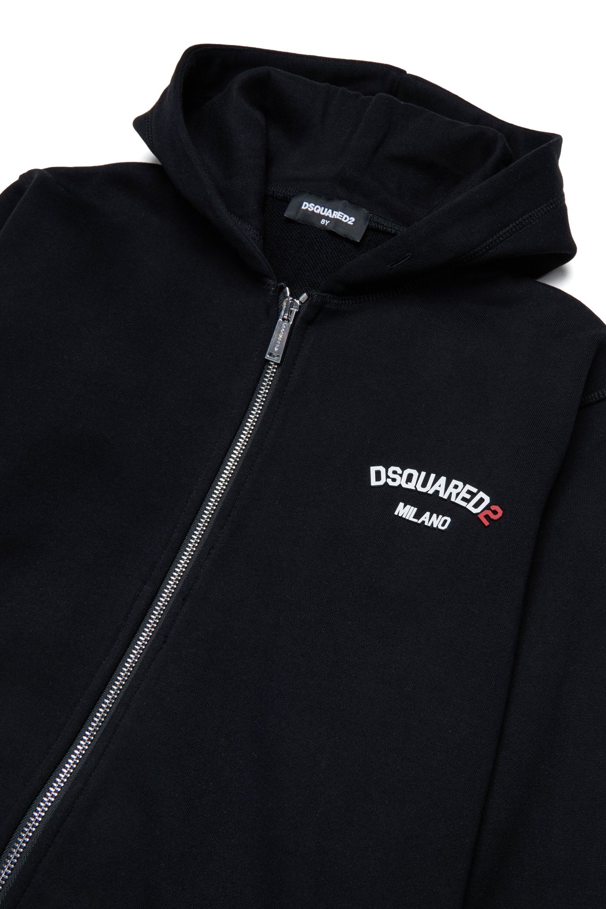 Sweat à fermeture zippée complète avec logo