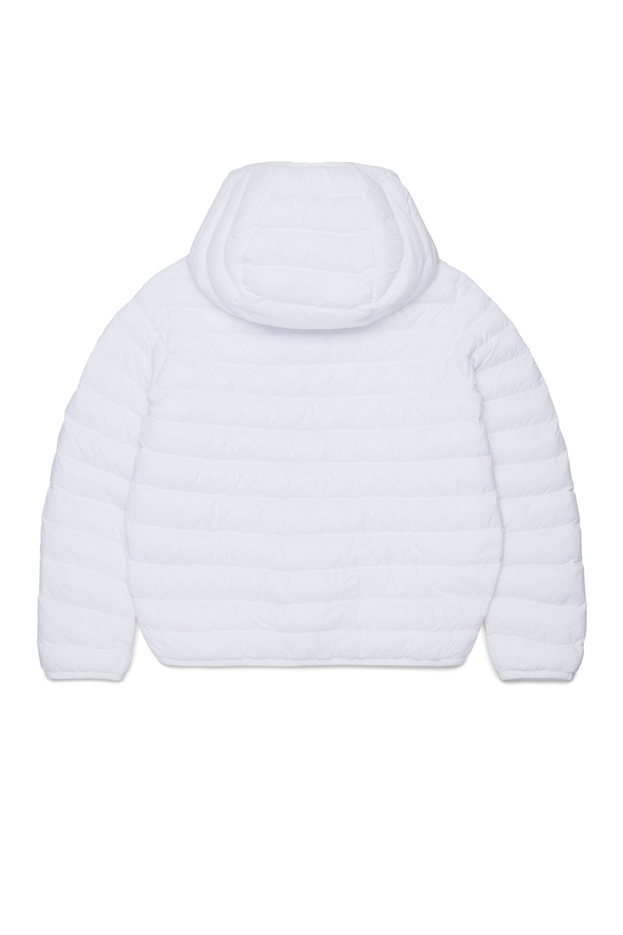 Gefütterte Jacke mit aufgedrucktem Logo