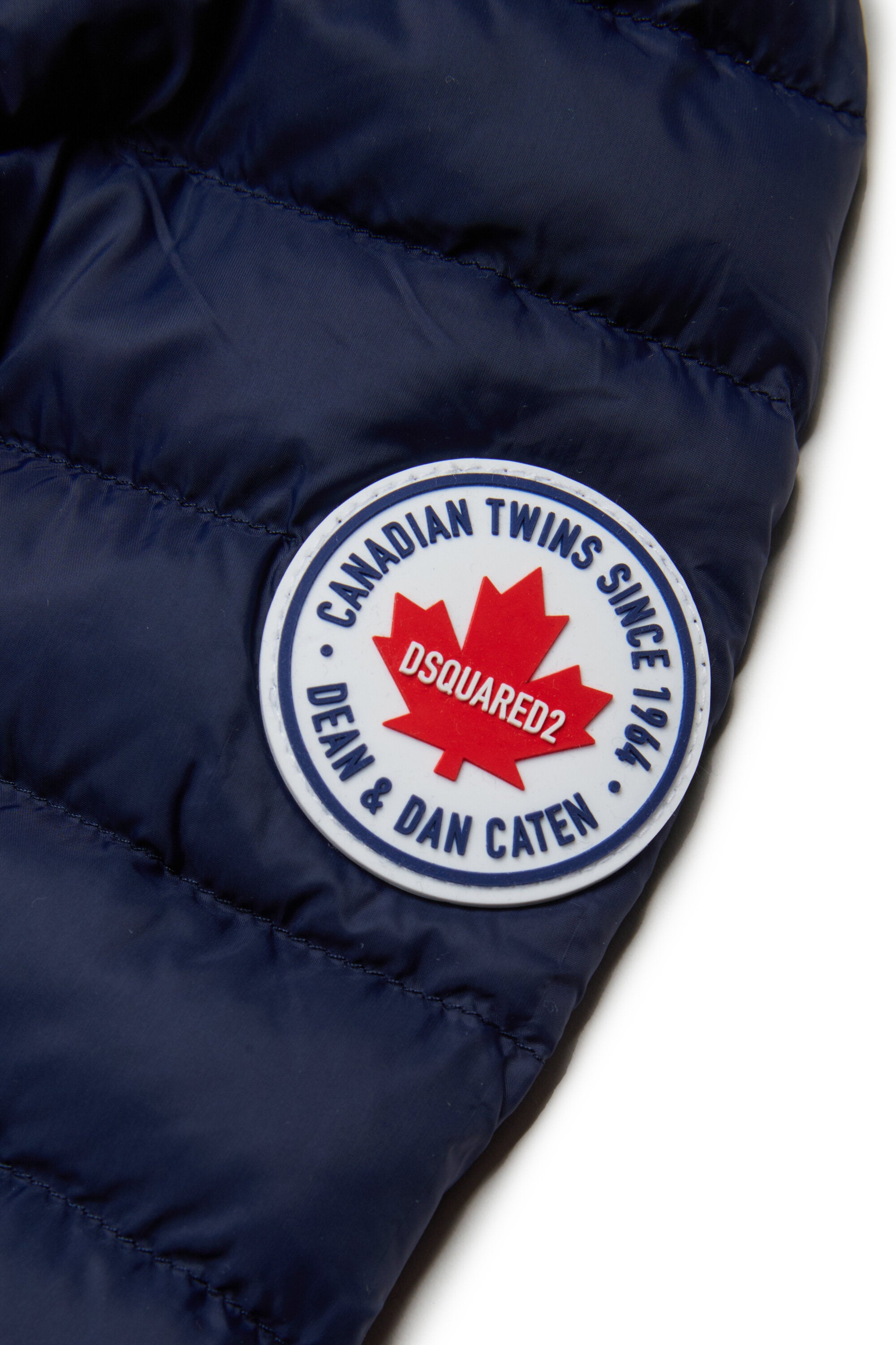 Veste matelassée avec logo imprimé