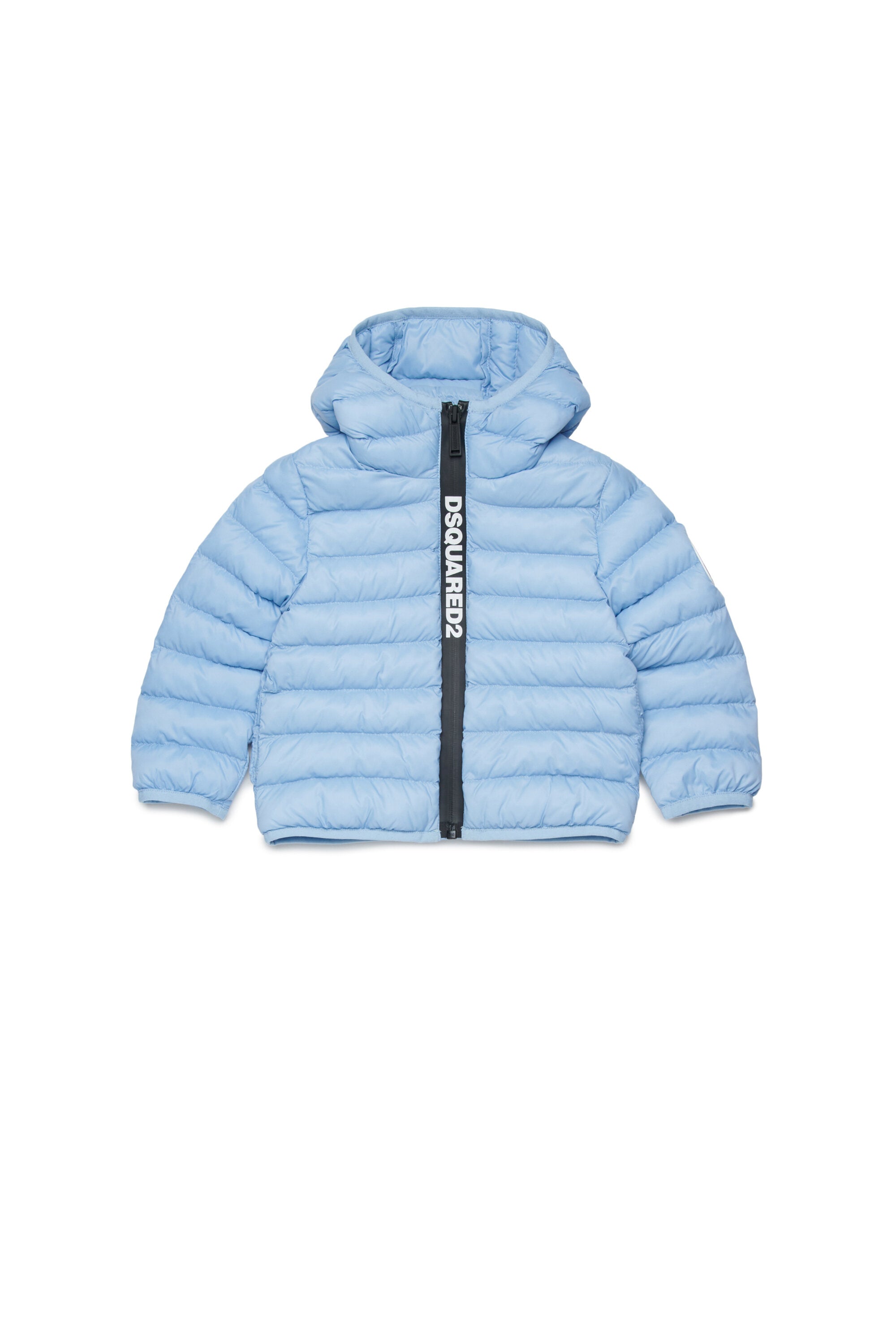 Gefütterte Jacke mit aufgedrucktem Logo