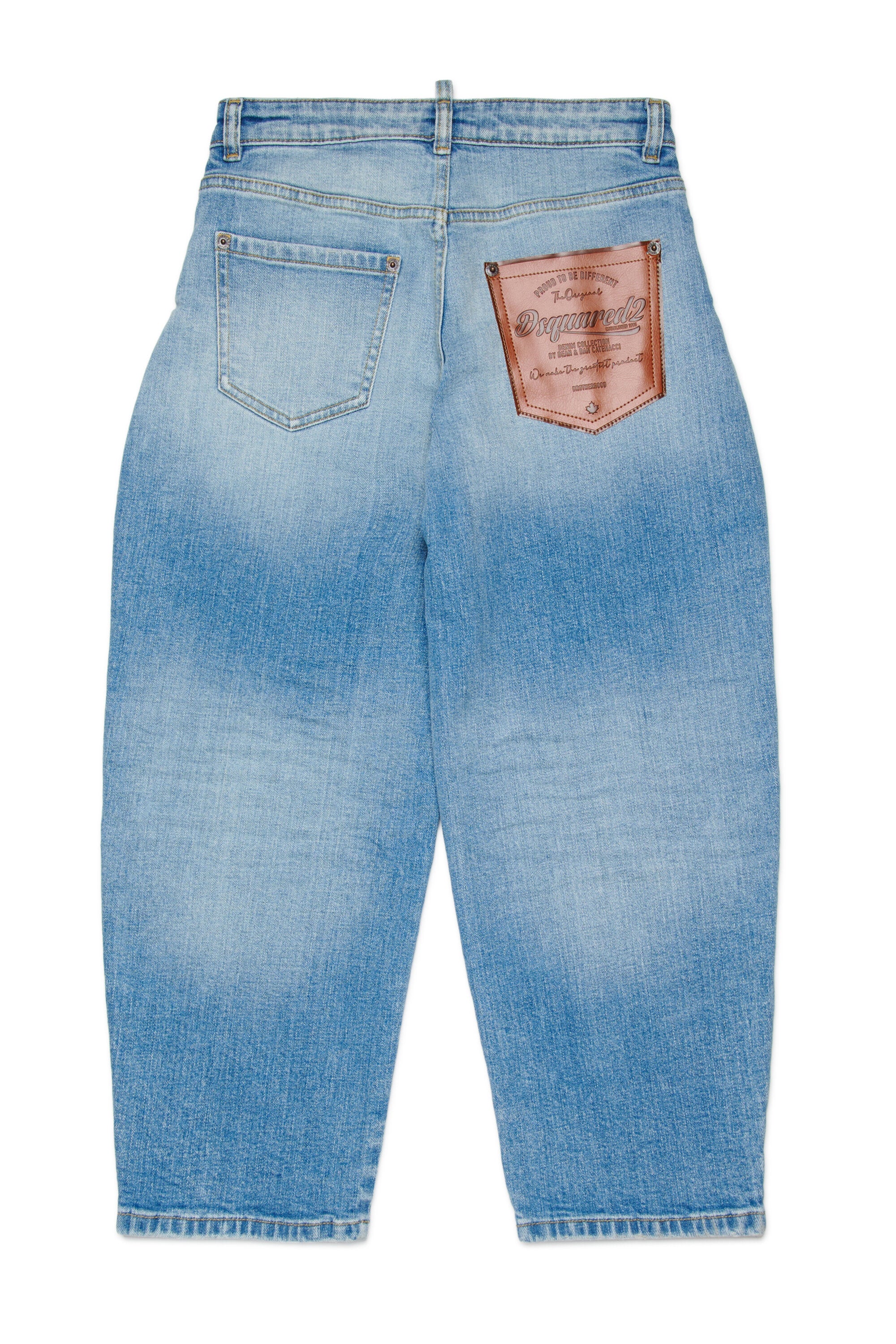 Helleblaue Relaxed-Jeans – Amelia